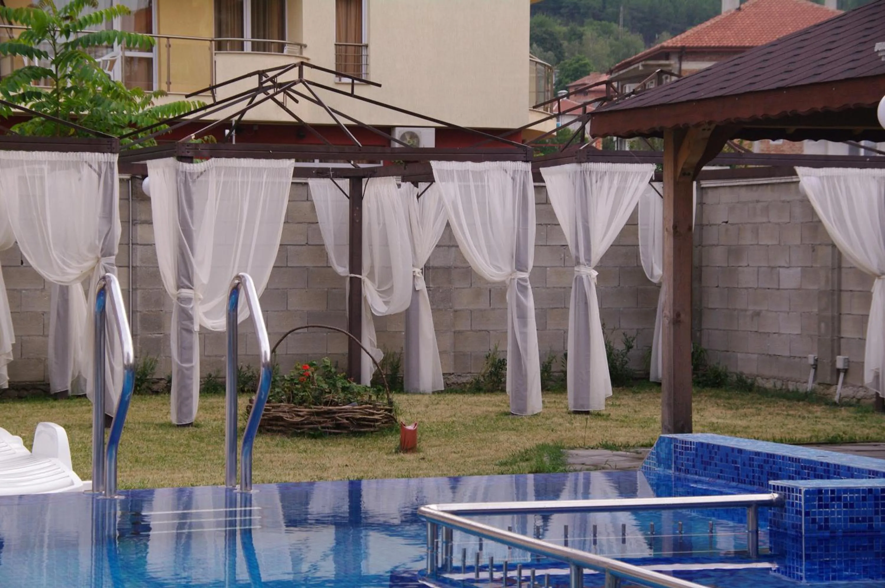 Garden view in Hotel Aristokrat