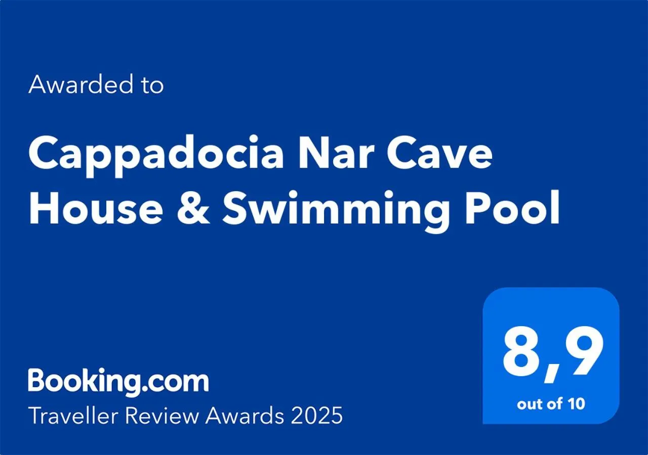 Certificate/Award in Cappadocia Nar Cave House & Swimming Pool
