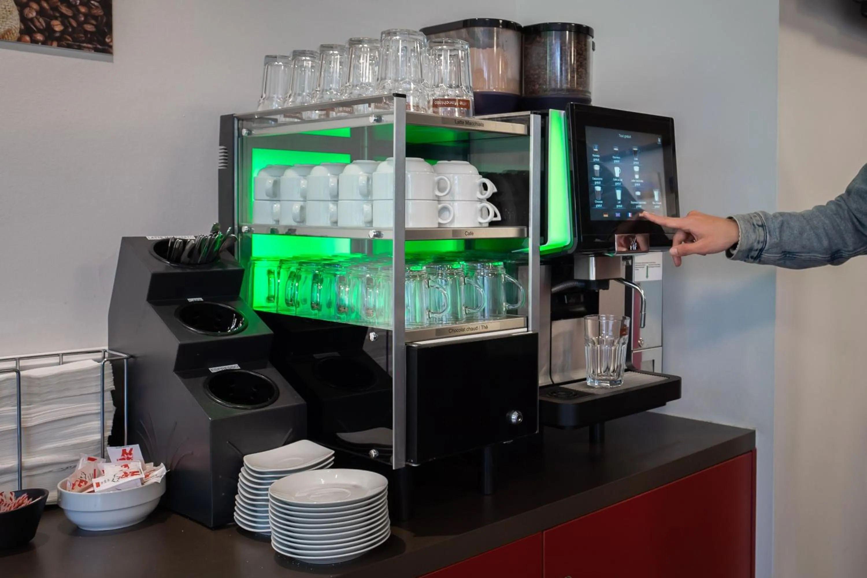 Coffee/tea facilities in Nyon Hostel