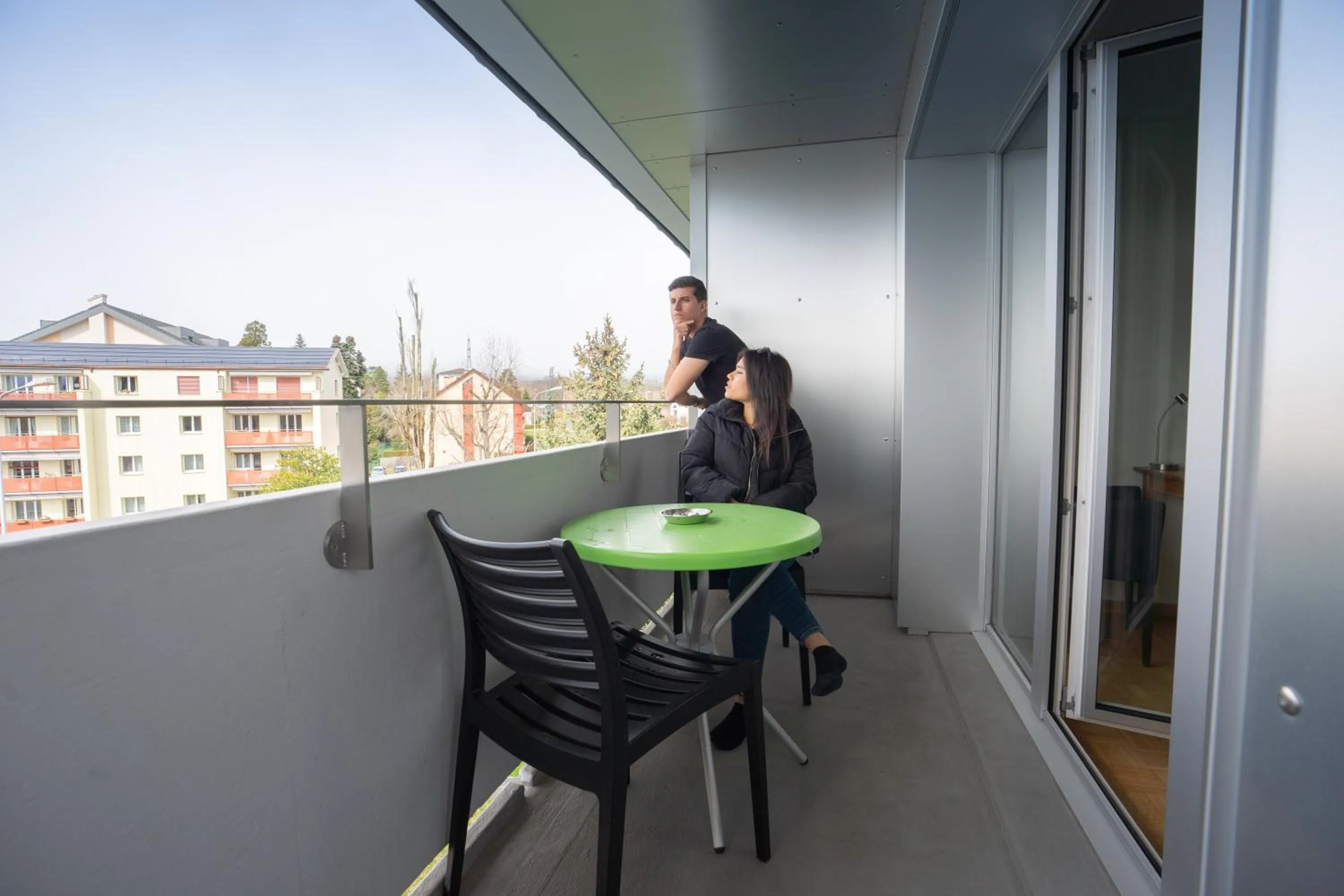 Patio in Nyon Hostel