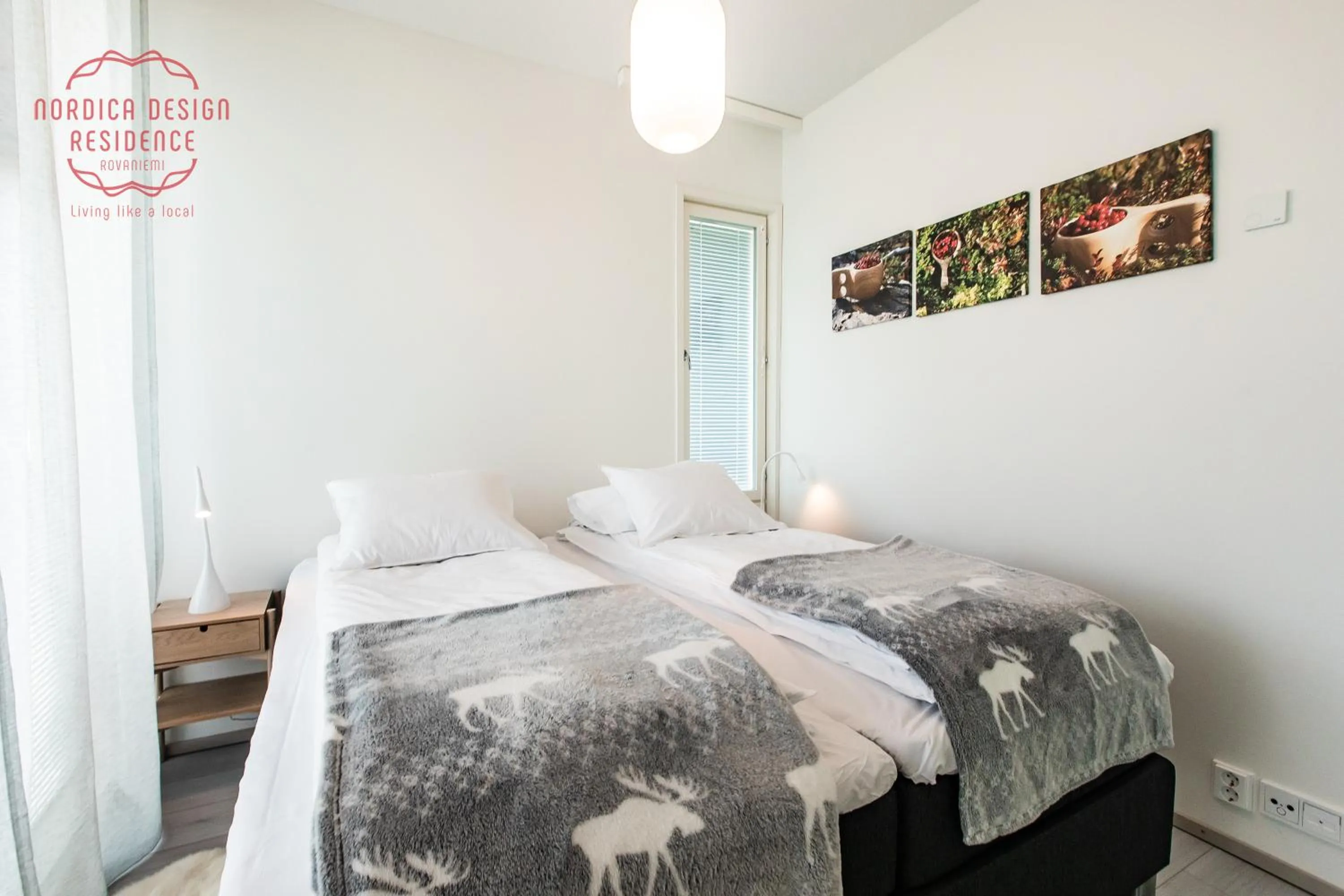 Bed in Nordica Design Residence Rovaniemi