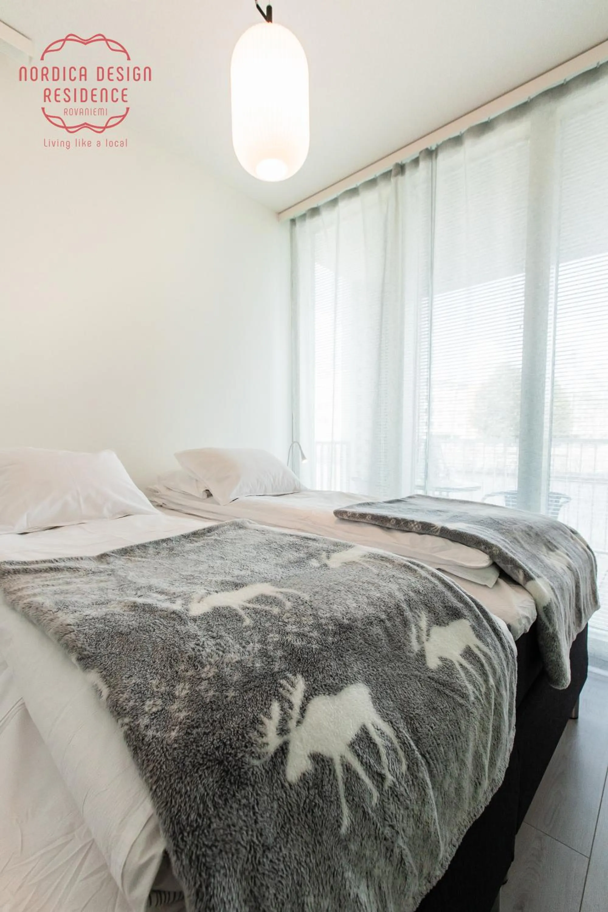 Bed in Nordica Design Residence Rovaniemi