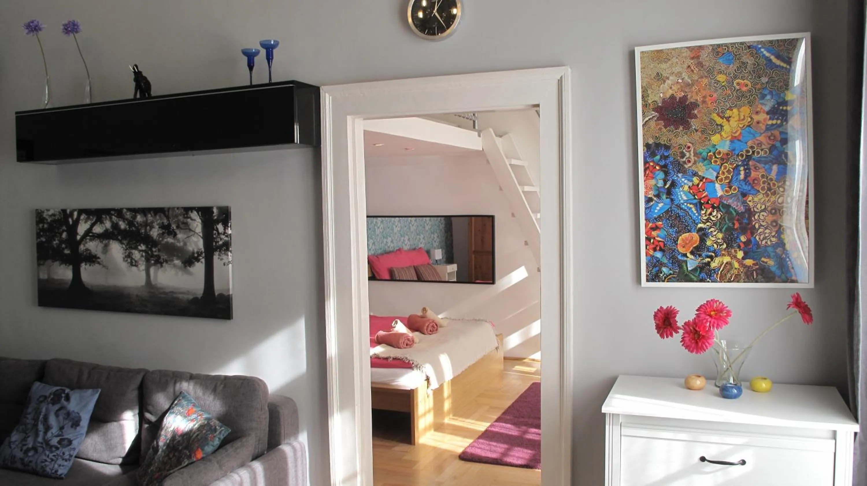 Living room, Bed in BMG Apartment Basilica