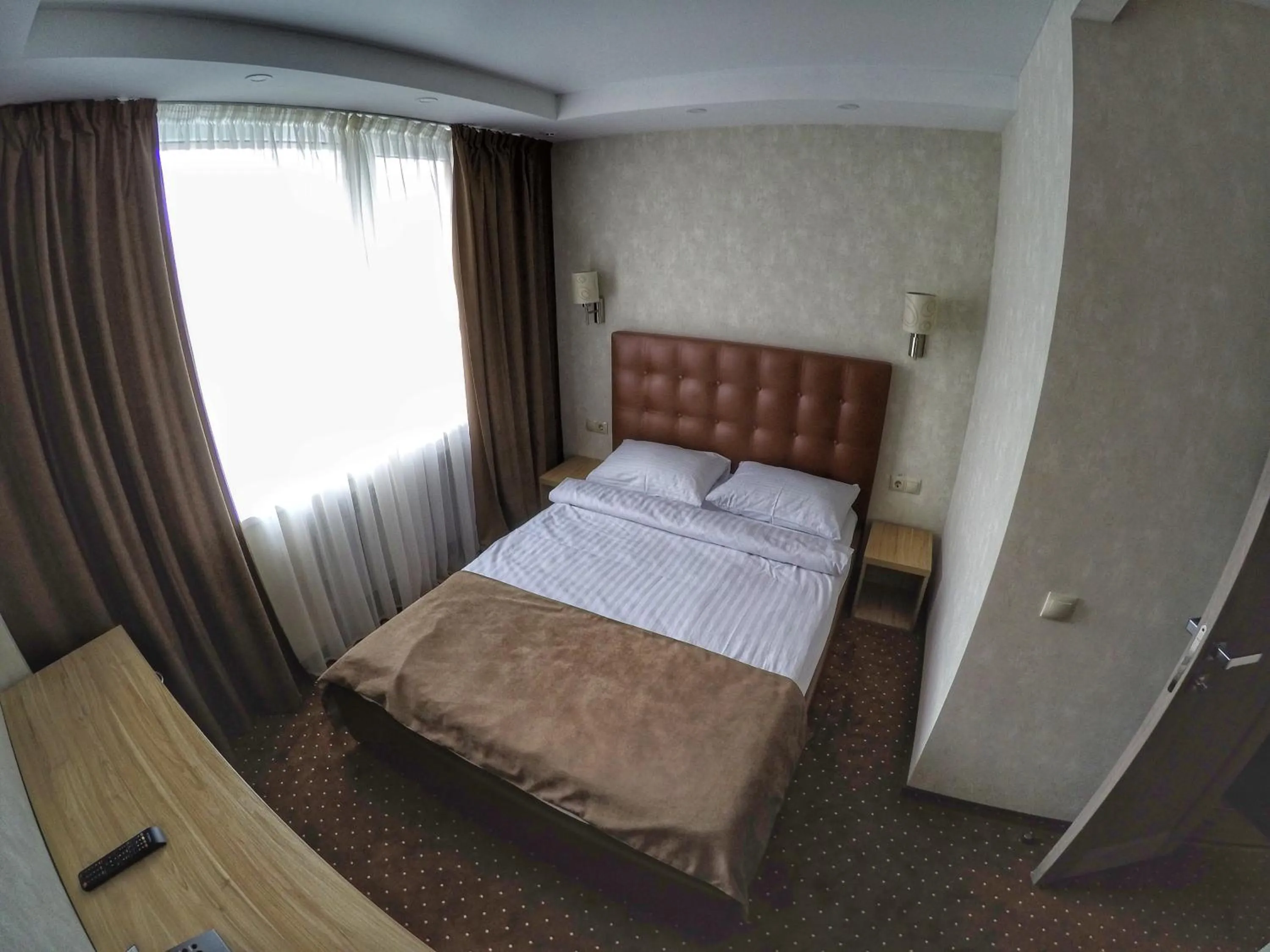Bed in Hotel Druzhba