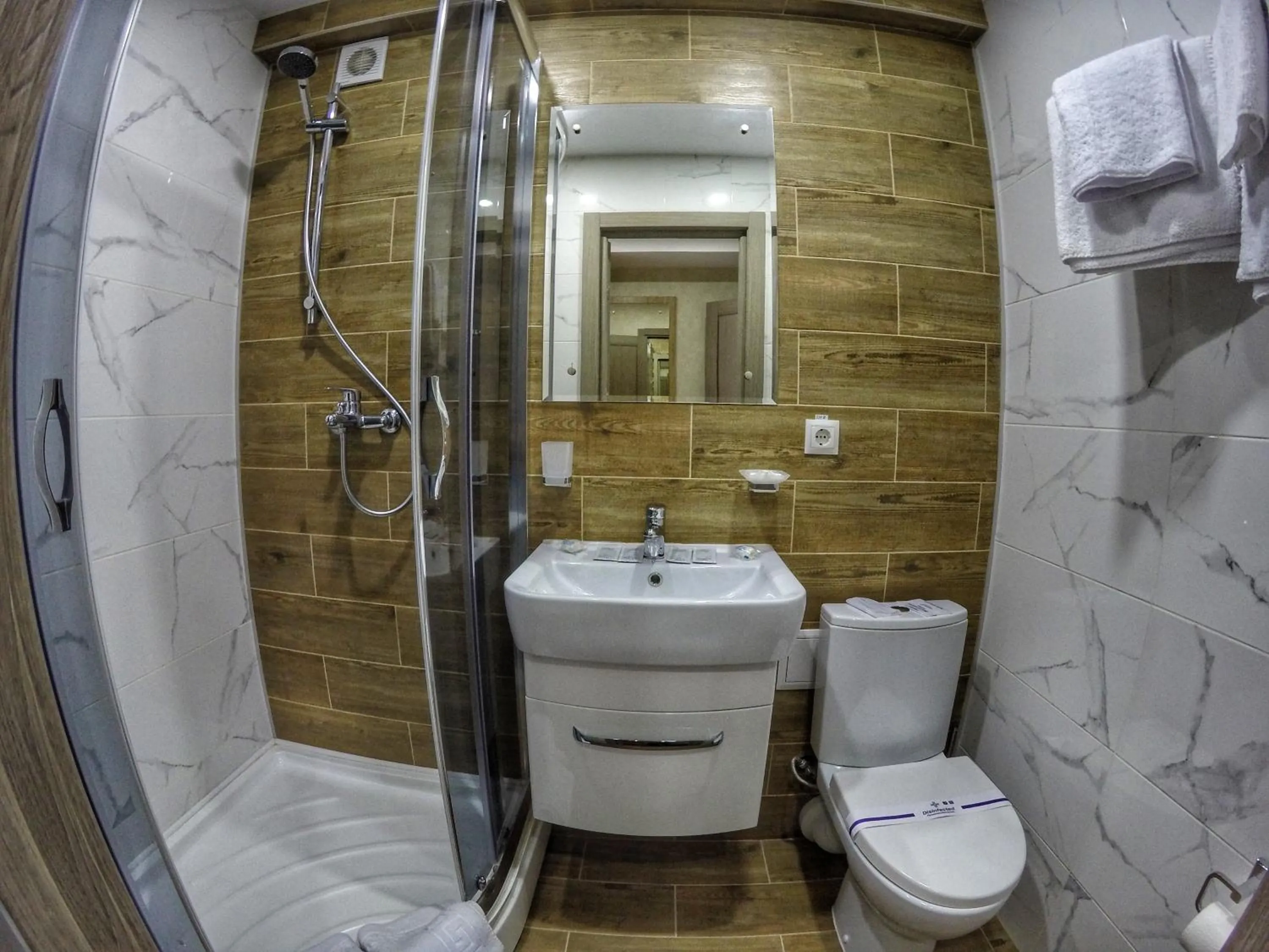 Bathroom in Hotel Druzhba