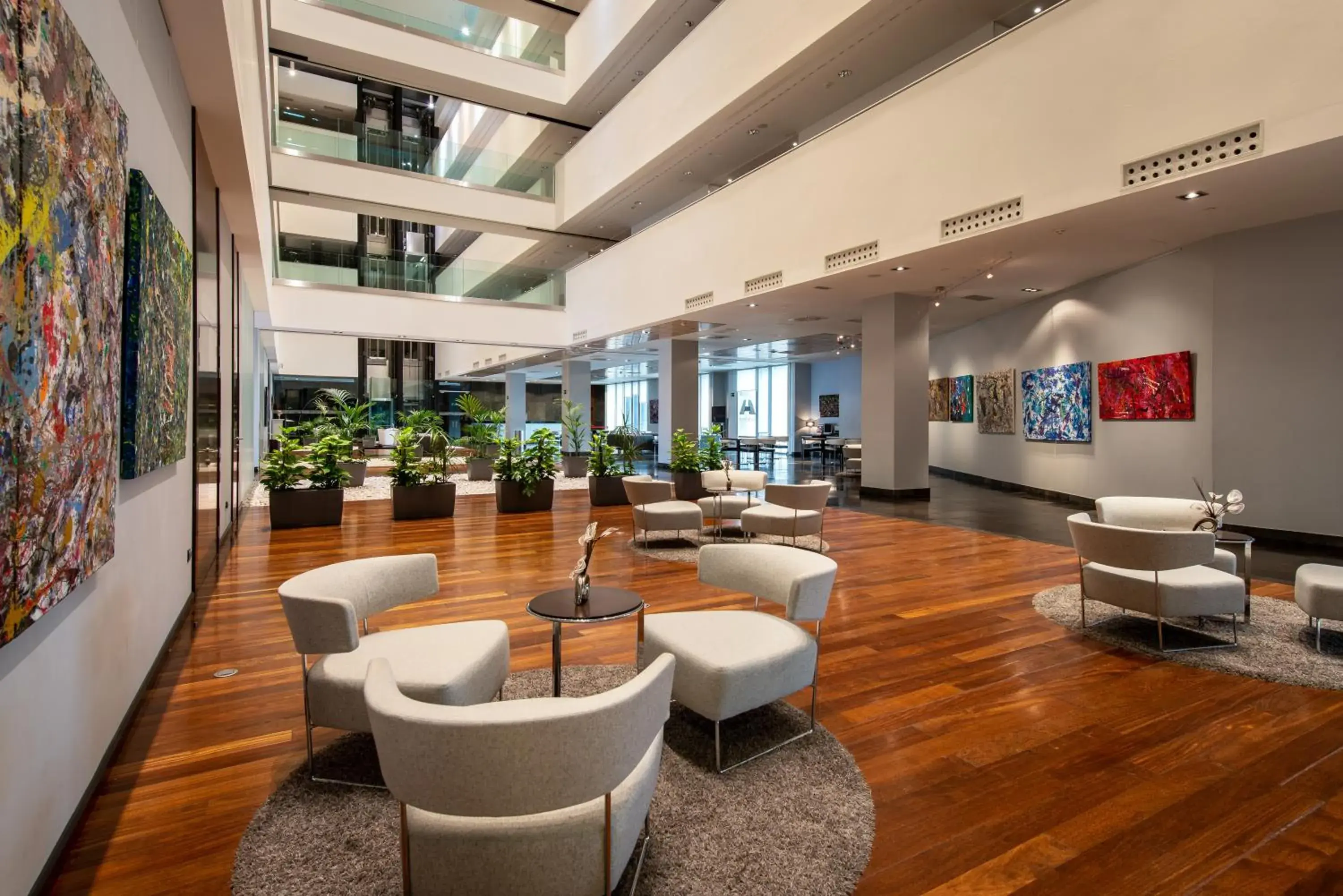 Living room in Hotel Diagonal Plaza Living room in Hotel Diagonal Plaza