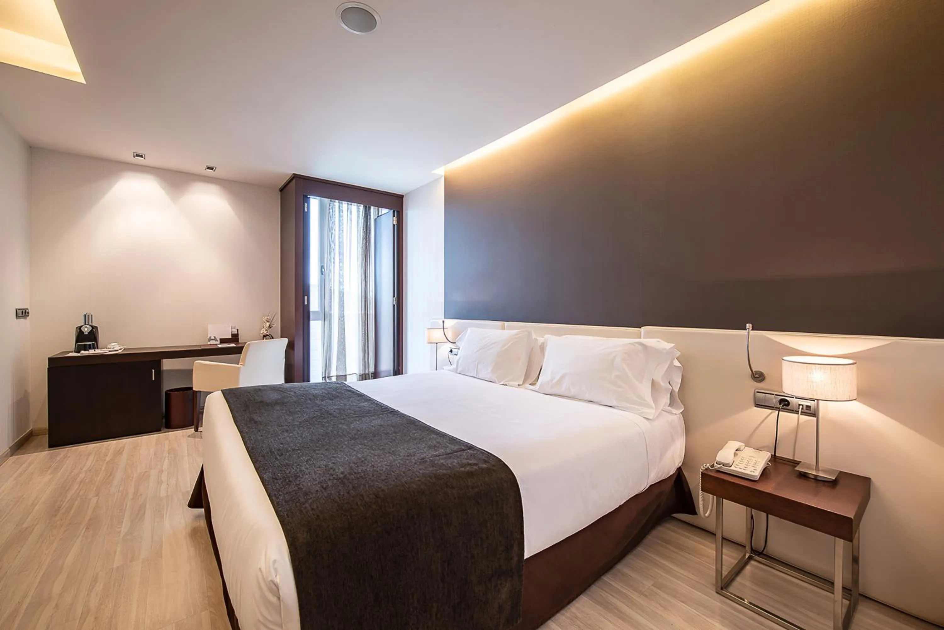 Bed in Hotel Diagonal Plaza