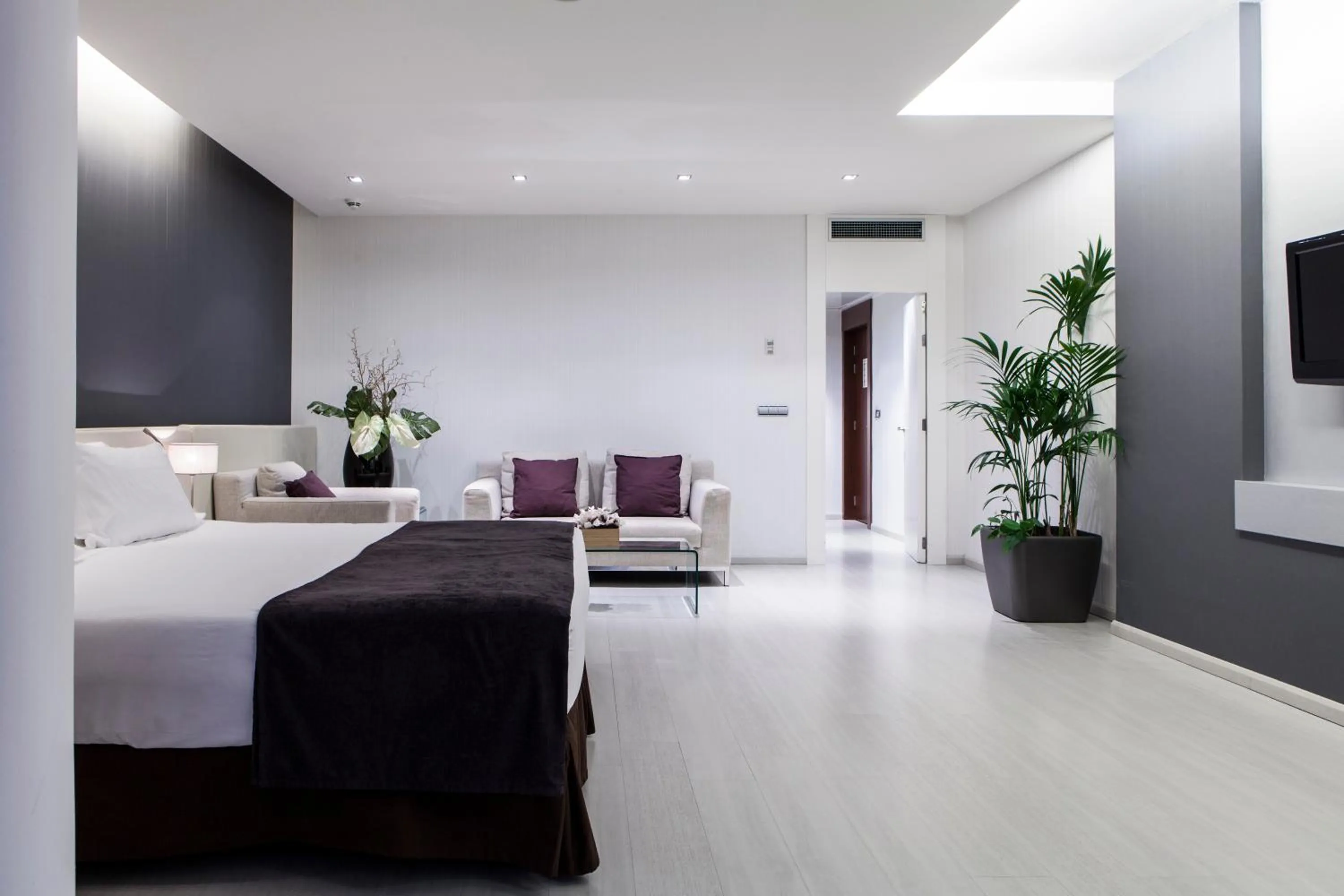 Bed in Hotel Diagonal Plaza