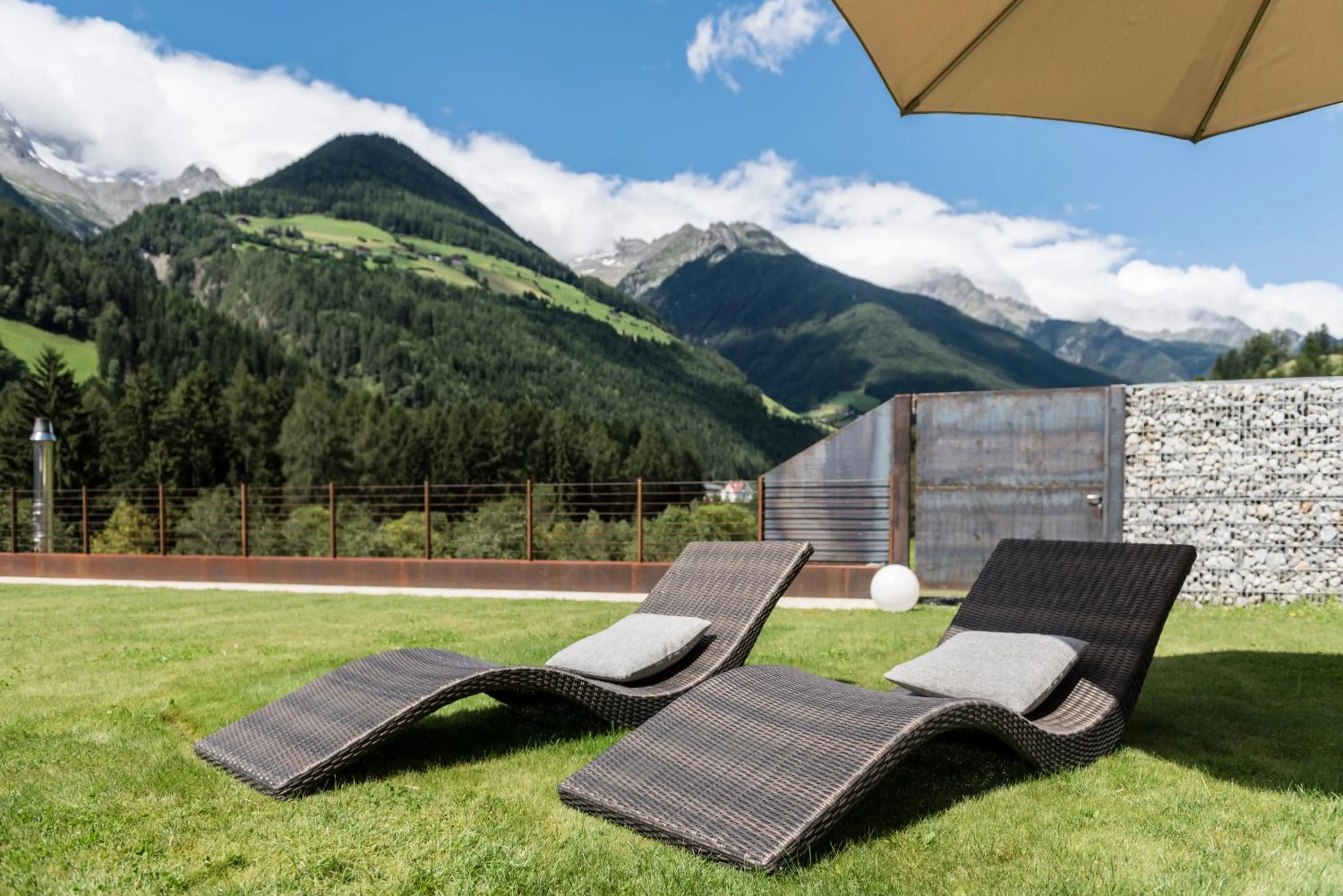 Garden in Aurina Lodges