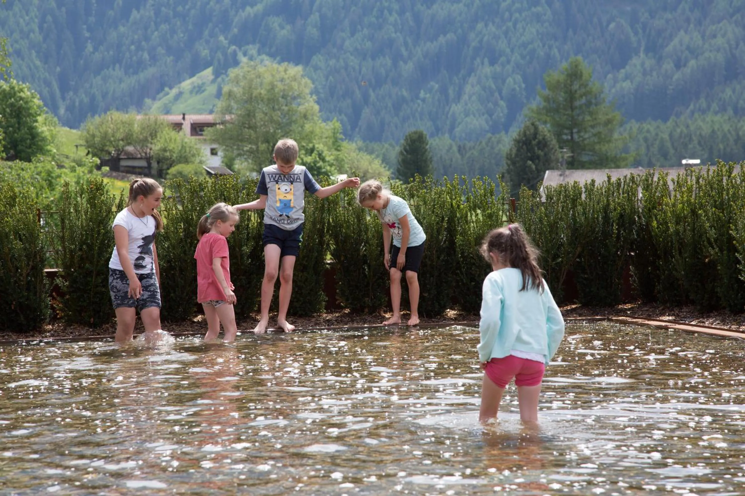 Swimming pool in Aurina Lodges