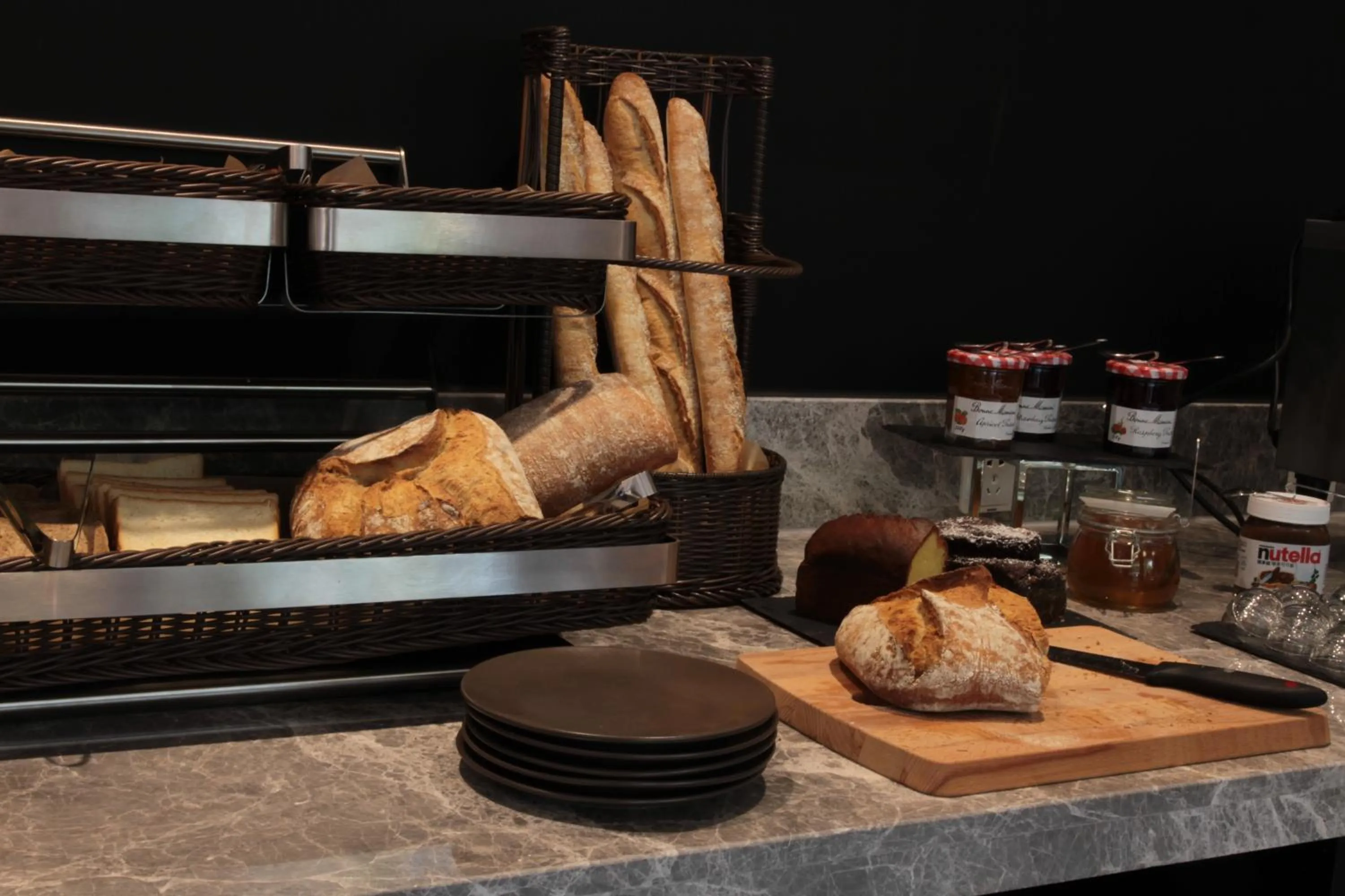 Buffet breakfast in Campanile Shanghai Bund Hotel