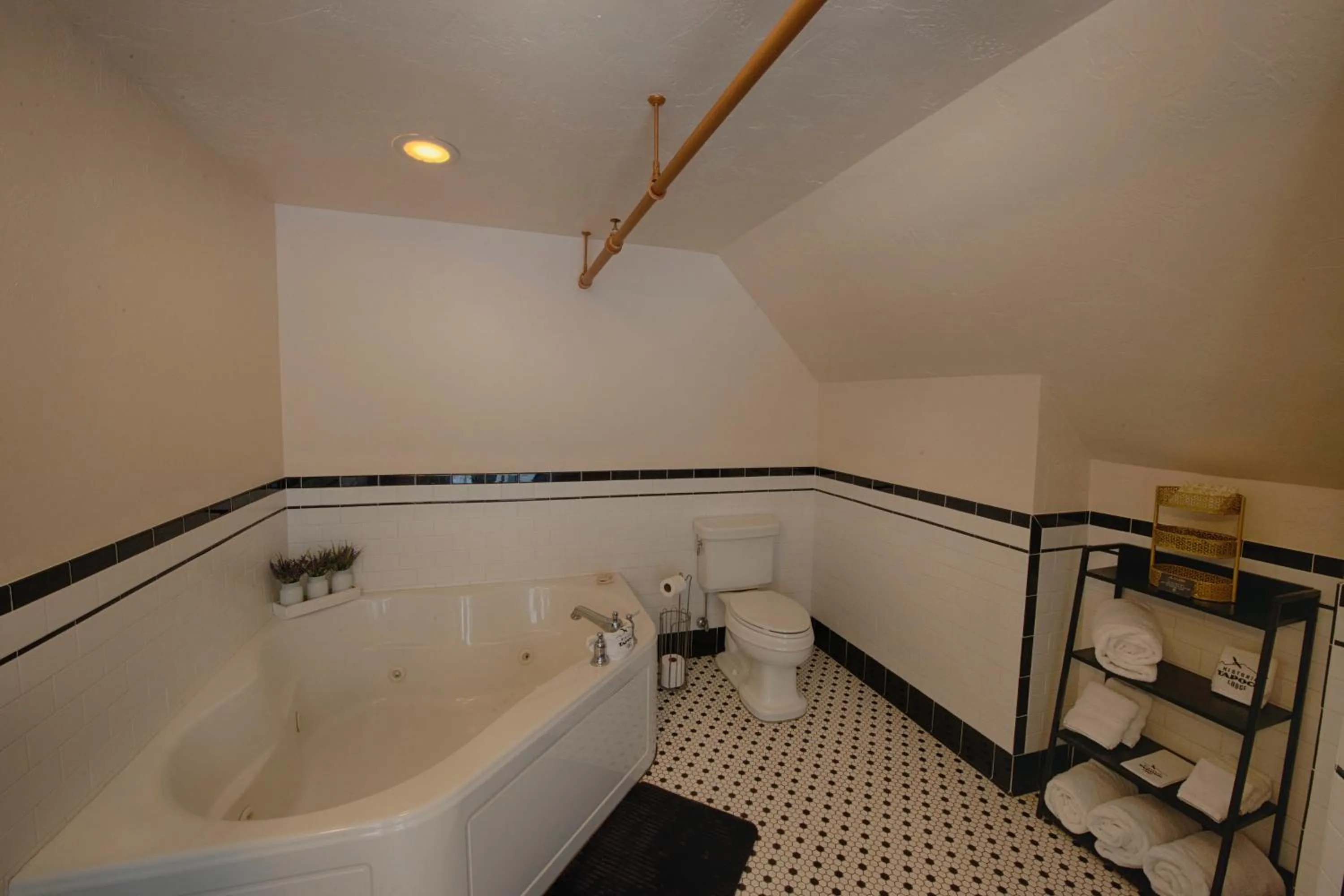 Shower in Historic Tapoco Lodge Resort