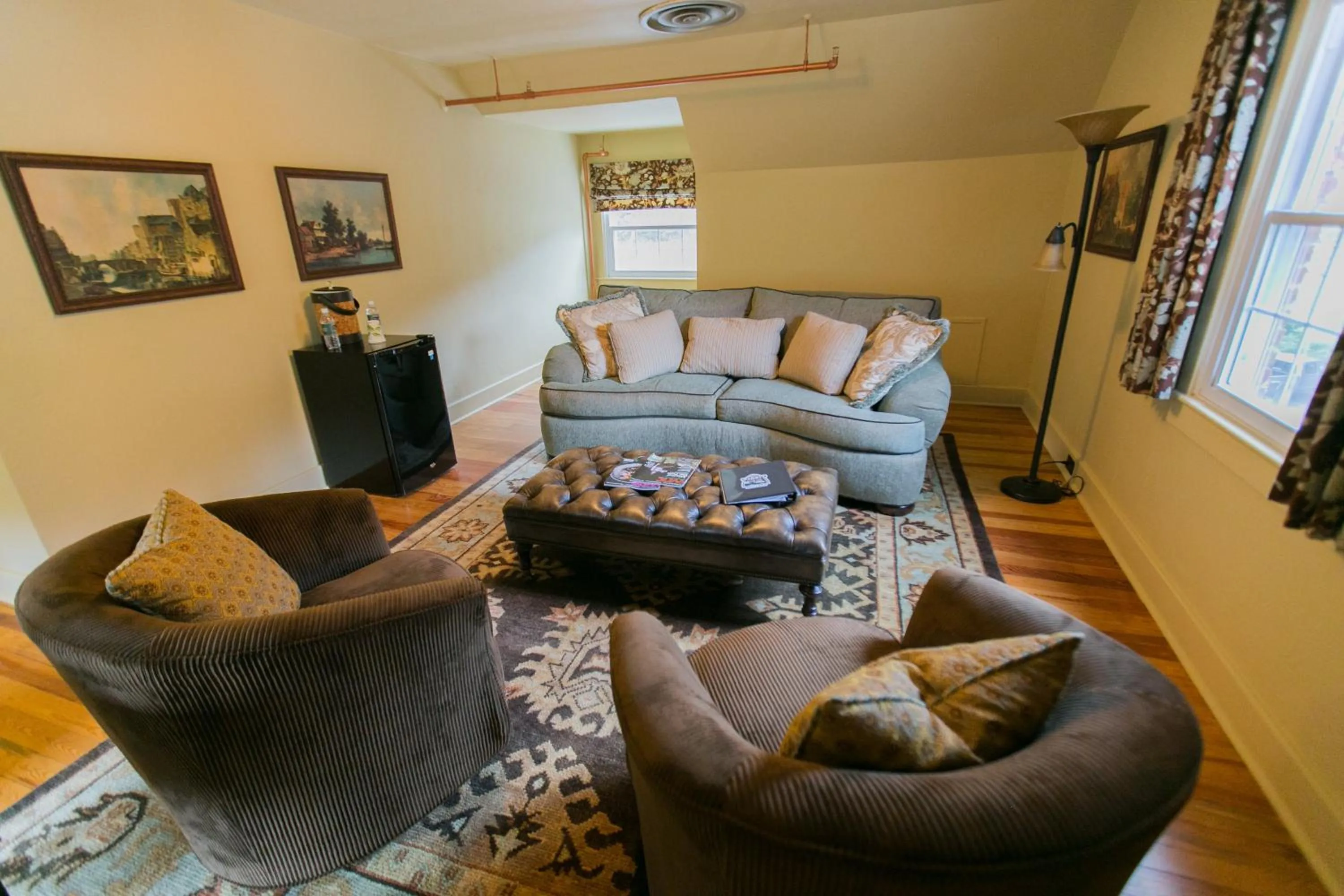 Seating area in Historic Tapoco Lodge Resort