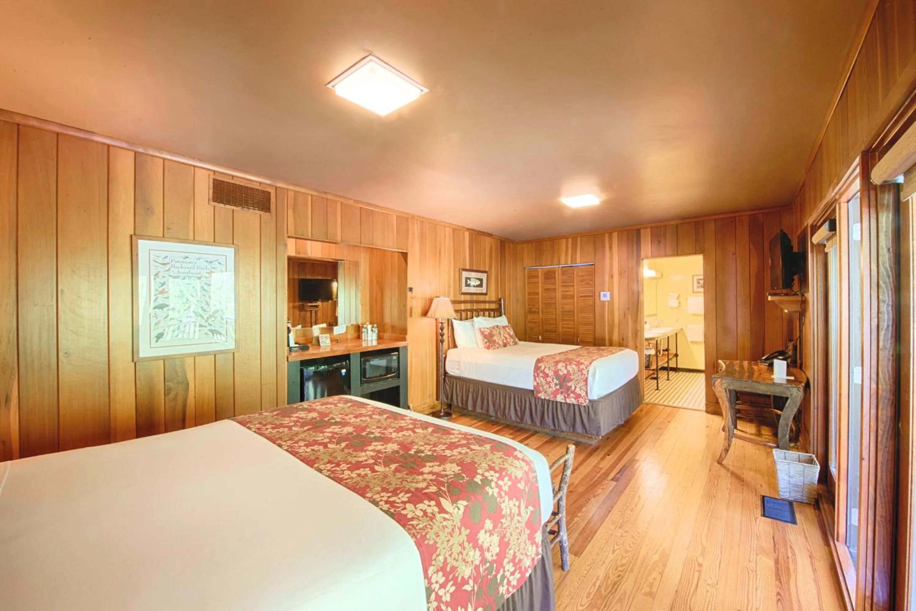 Bed in Historic Tapoco Lodge Resort