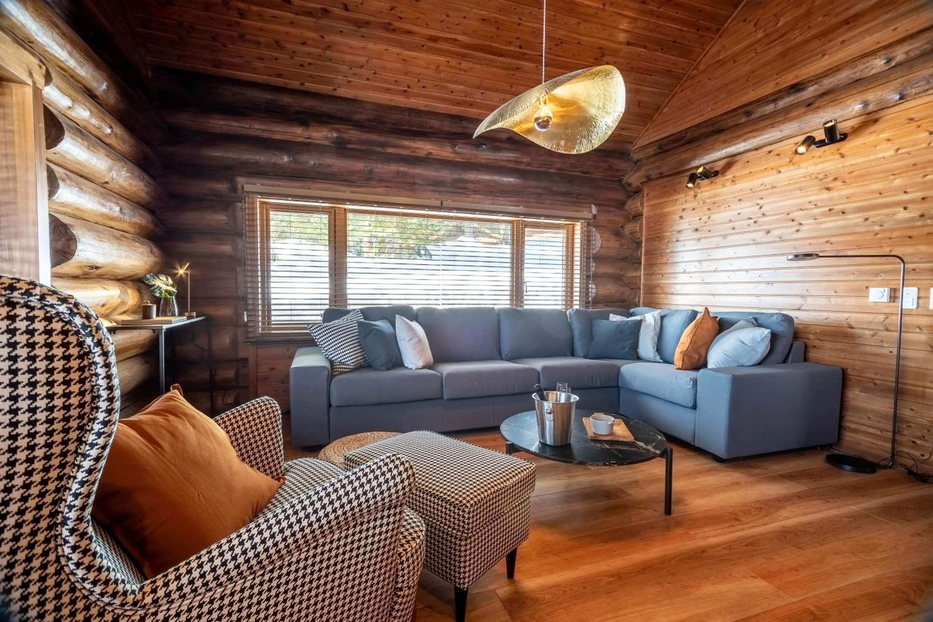 Living room in Villa Rusutsu