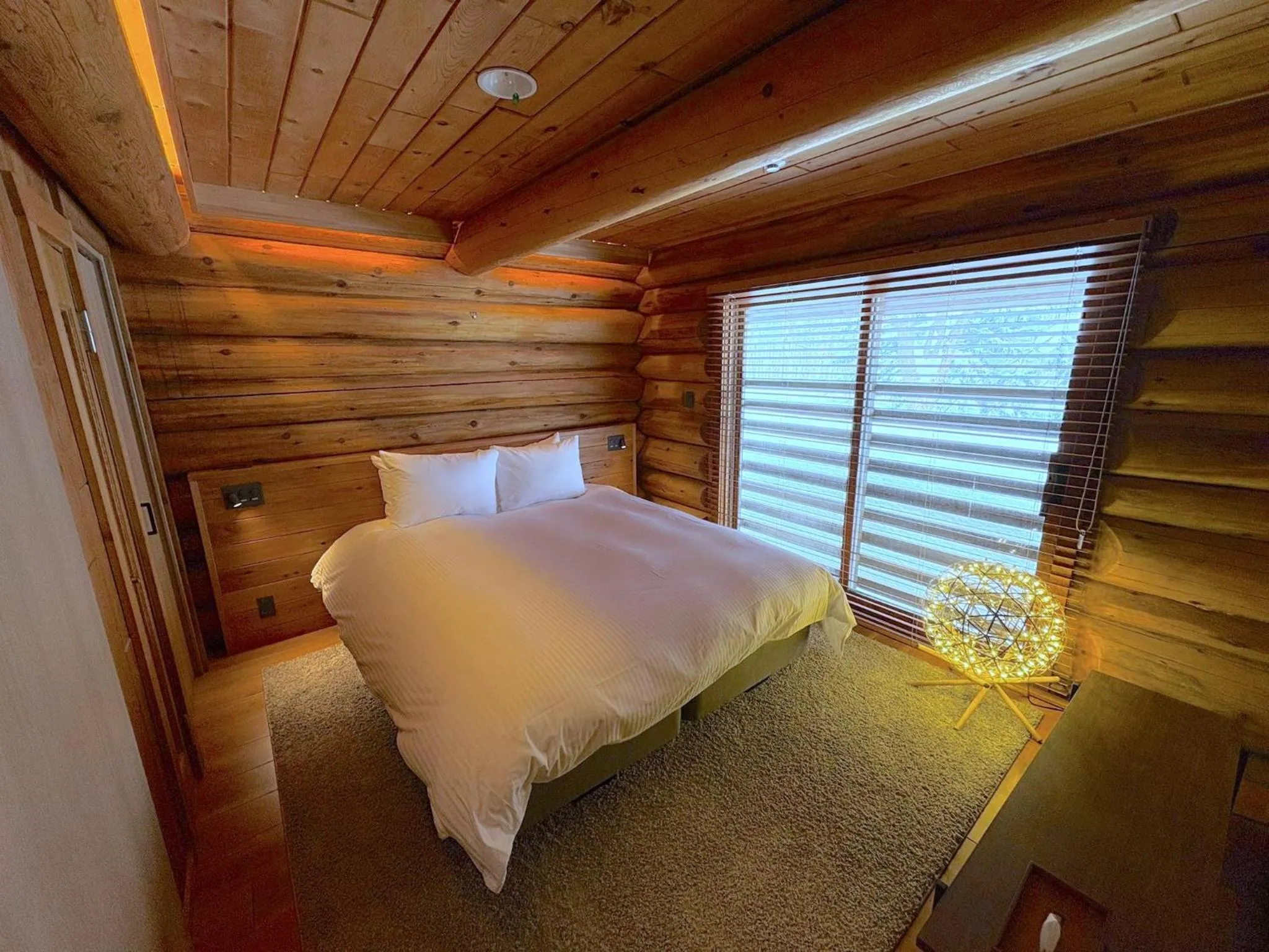 Bed in Villa Rusutsu