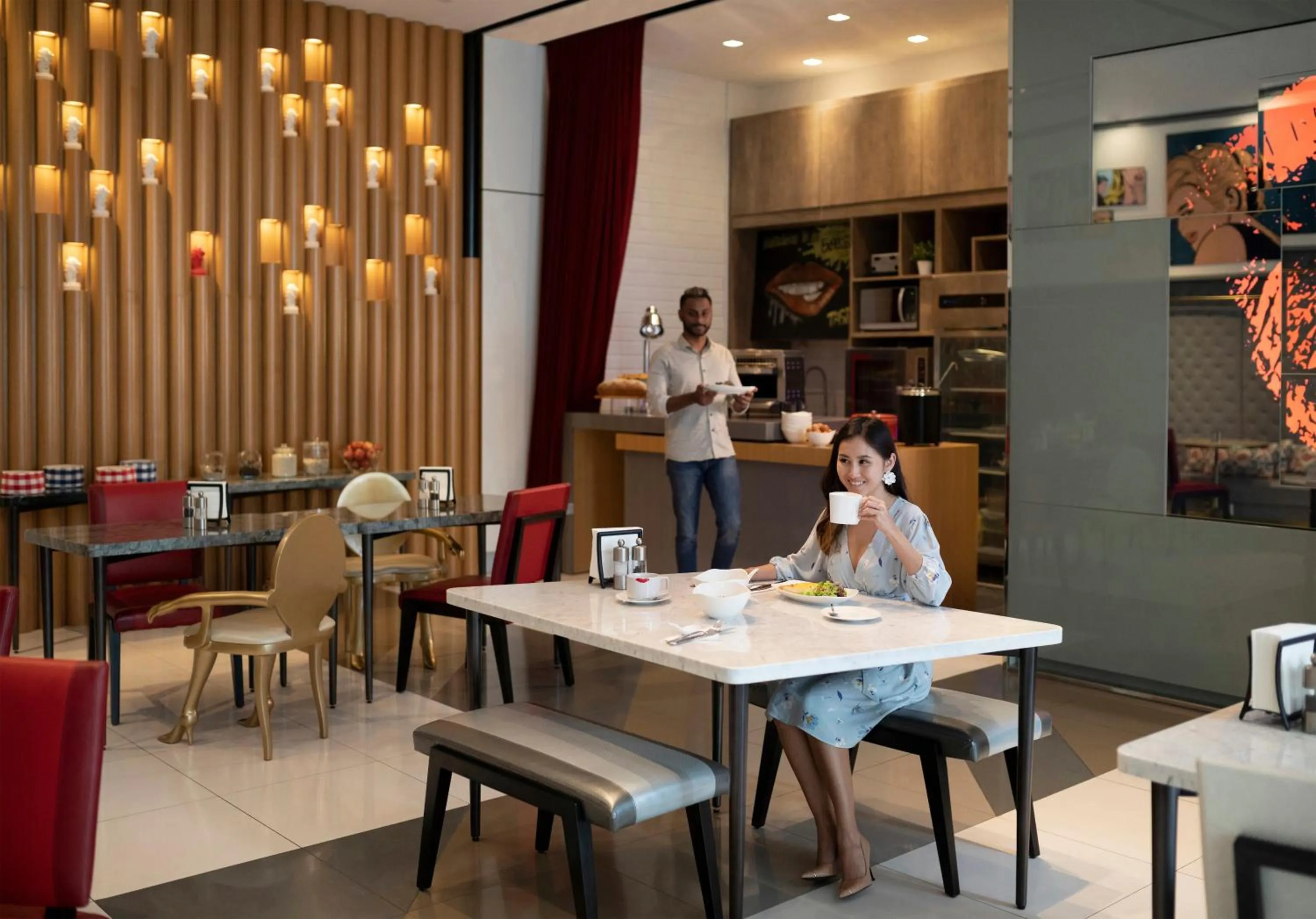 Breakfast in Oakwood Studios Singapore