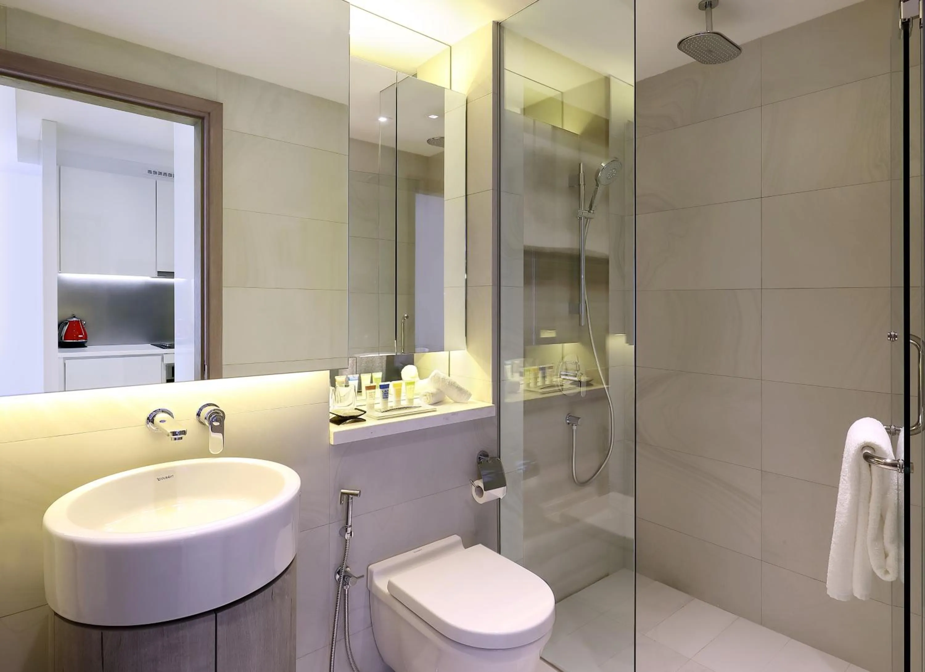 Bathroom in Oakwood Studios Singapore