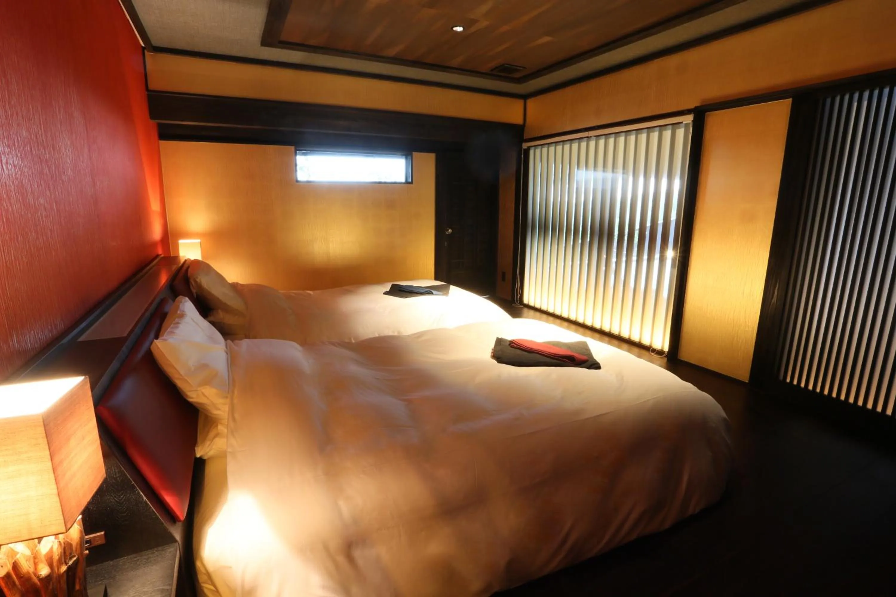 Bed in Gekkoju Kurokawa