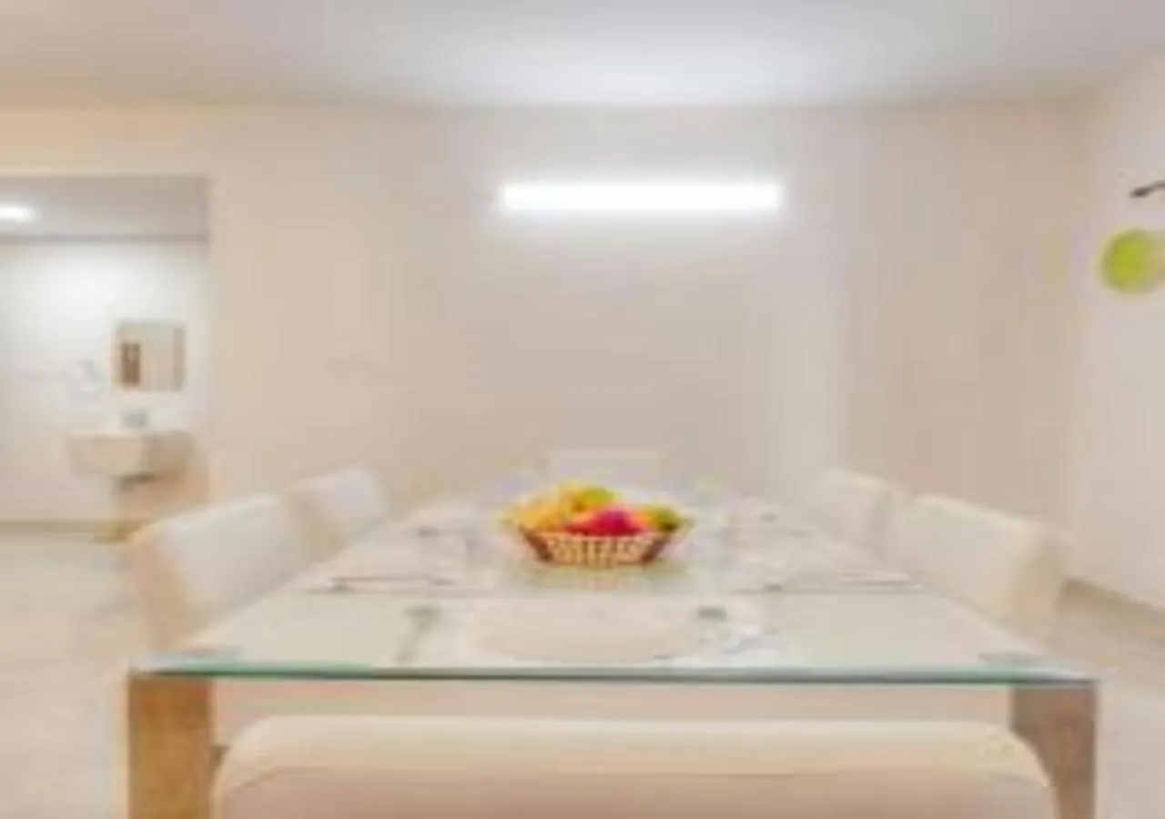 Dining area in Kolam Serviced Apartments - Adyar.