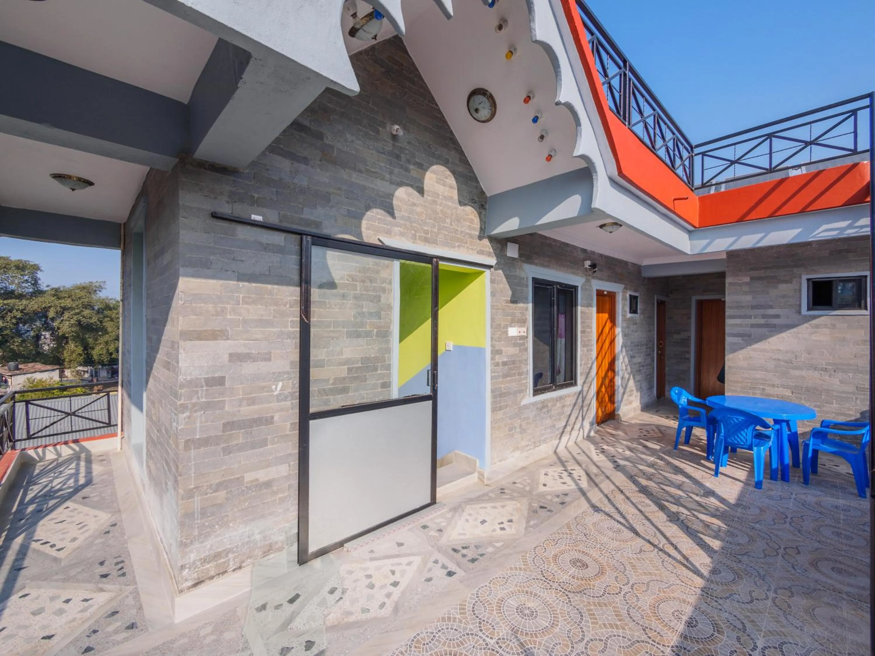 Balcony/Terrace in Hotel Sunflower