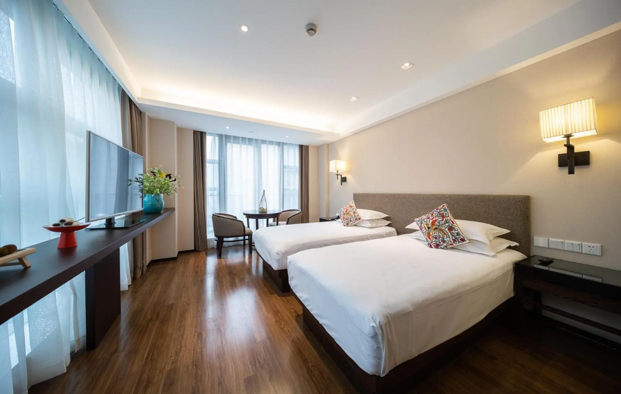 Photo of the whole room, Bed in SSAW Boutique Shanghai South Xuhui RiYueGuang