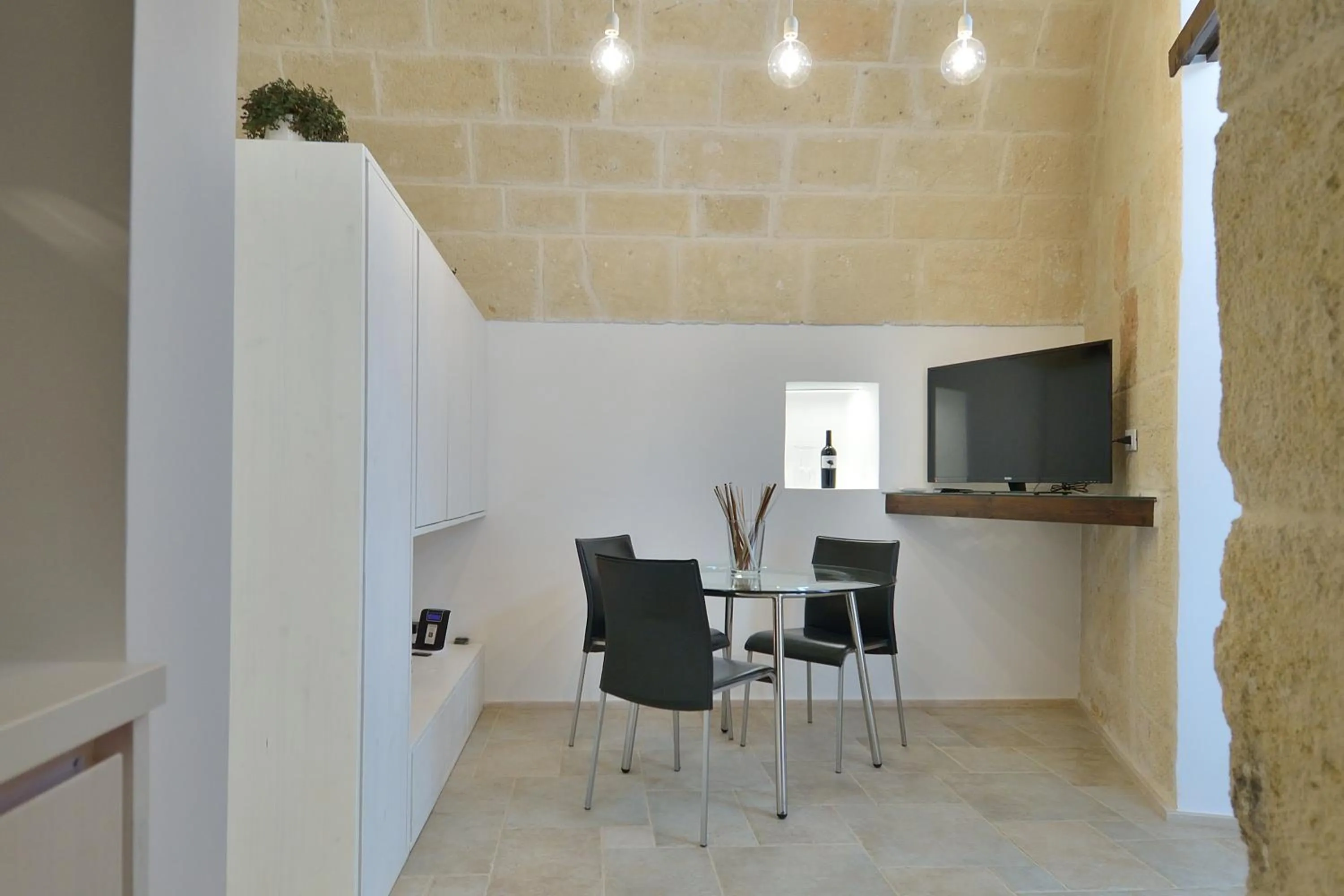 Dining area in Palazzo Kapece
