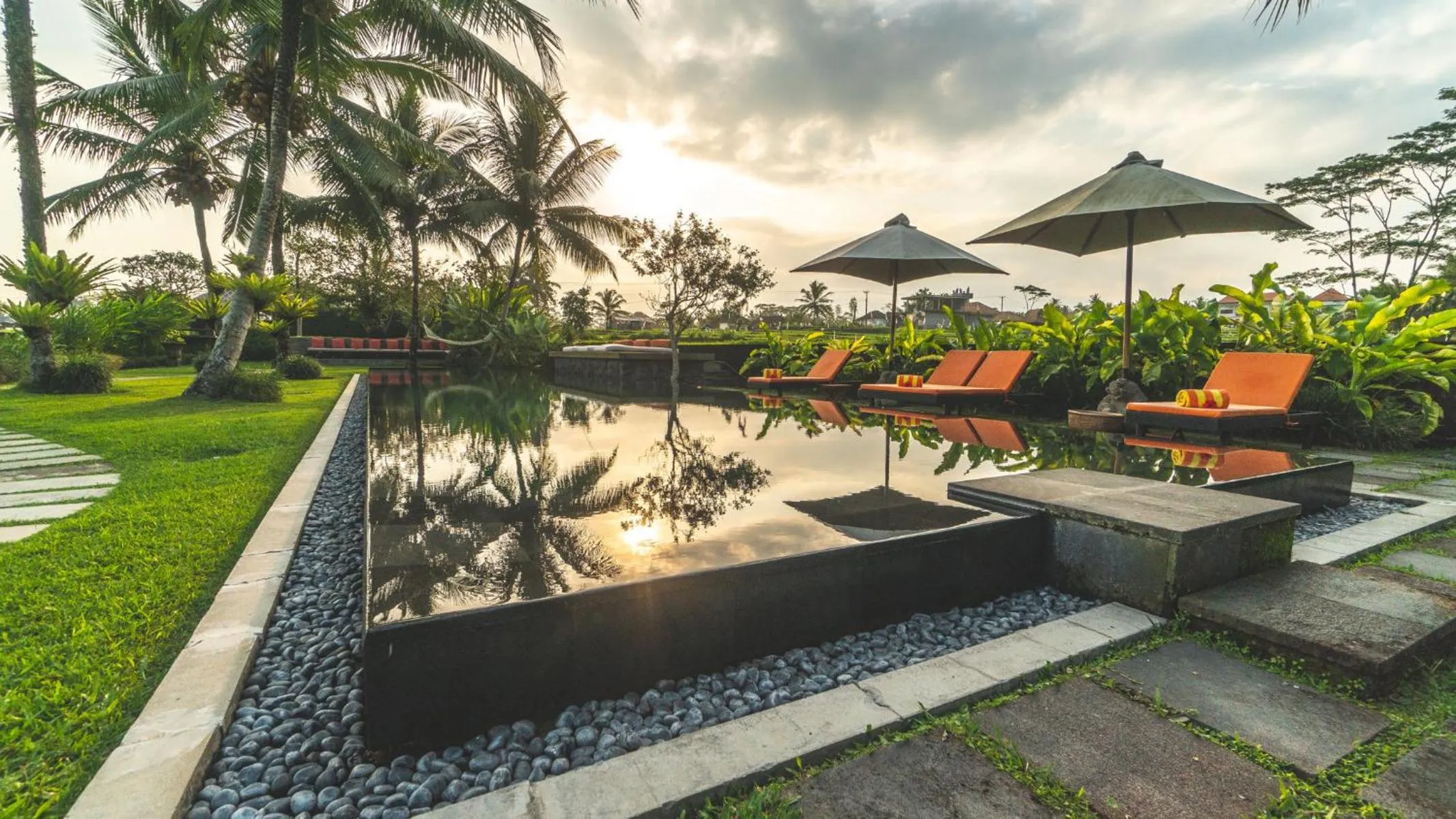 Swimming pool in Amala Villas Ubud by Nakula