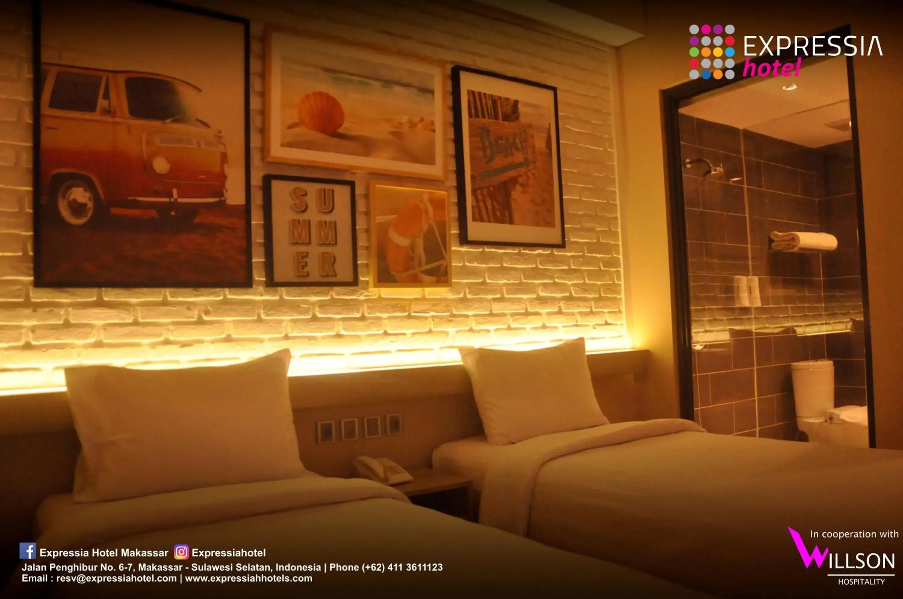 Bedroom in Expressia Hotel Makassar Bedroom in Expressia Hotel Makassar