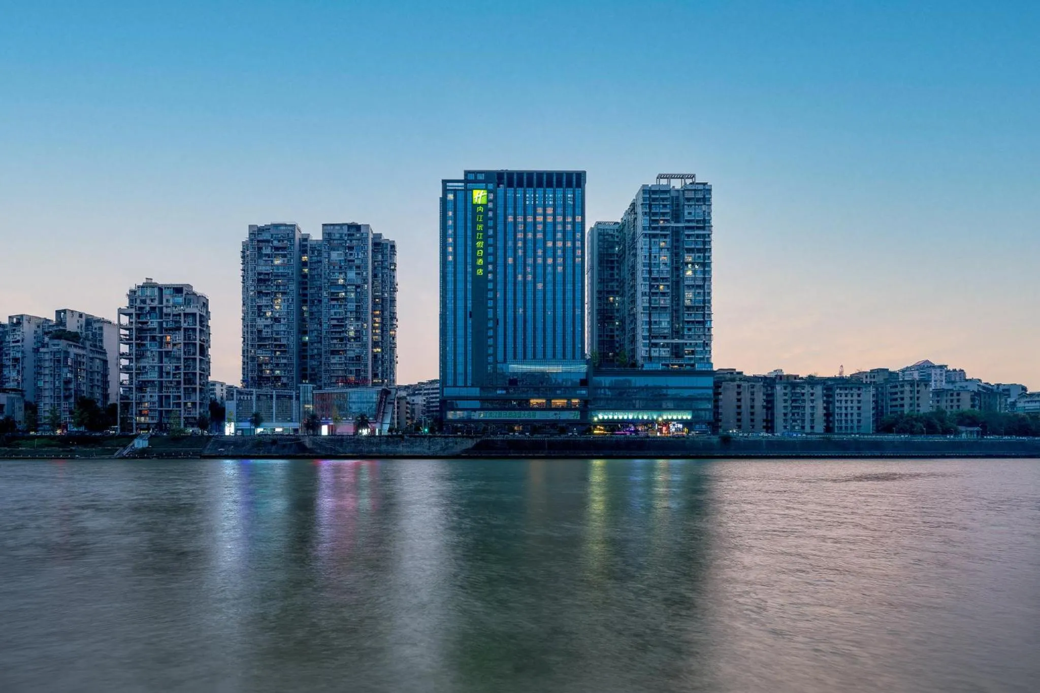 Property building in Holiday Inn Neijiang Riverside by IHG