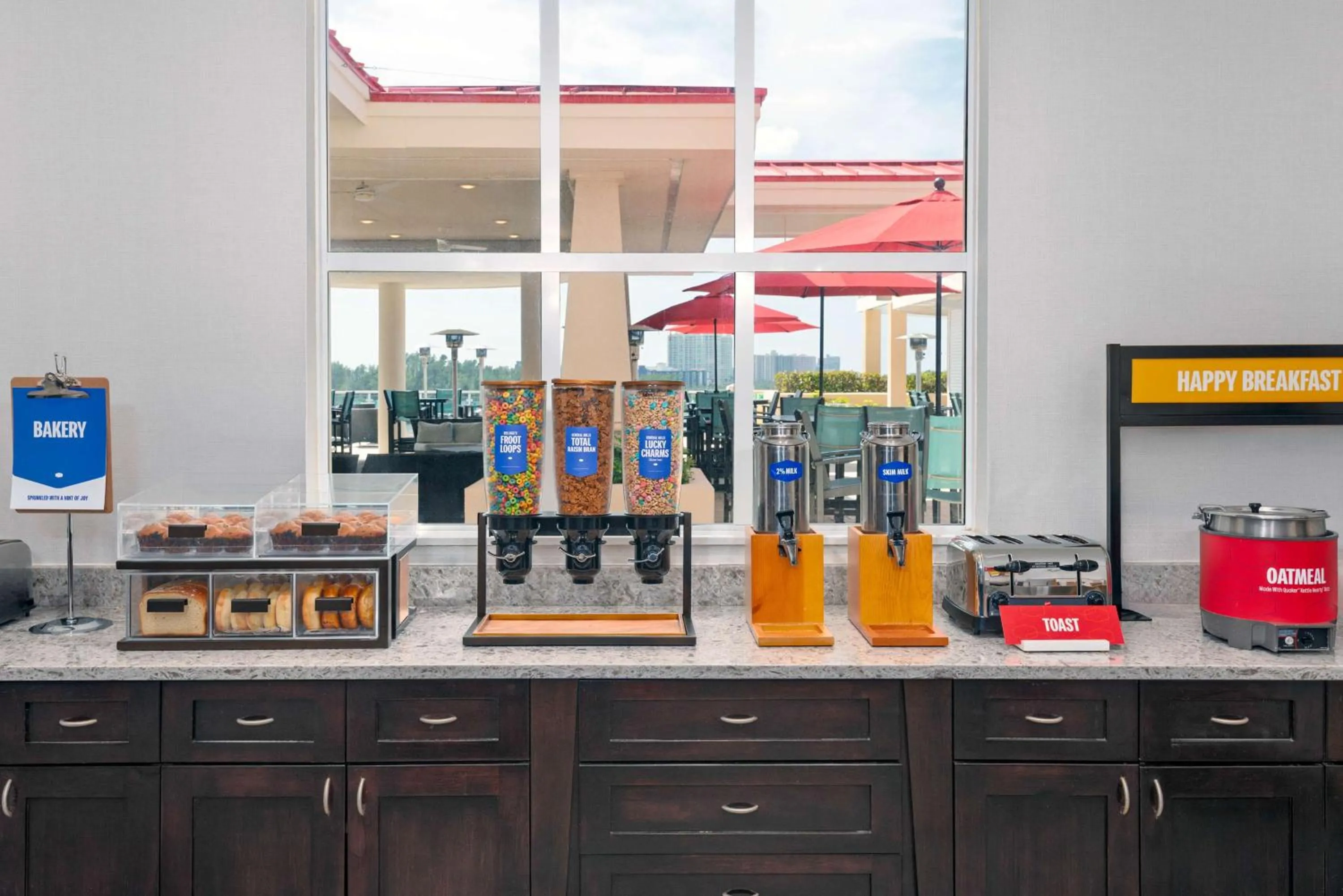 Breakfast in Hampton Inn and Suites Clearwater Beach