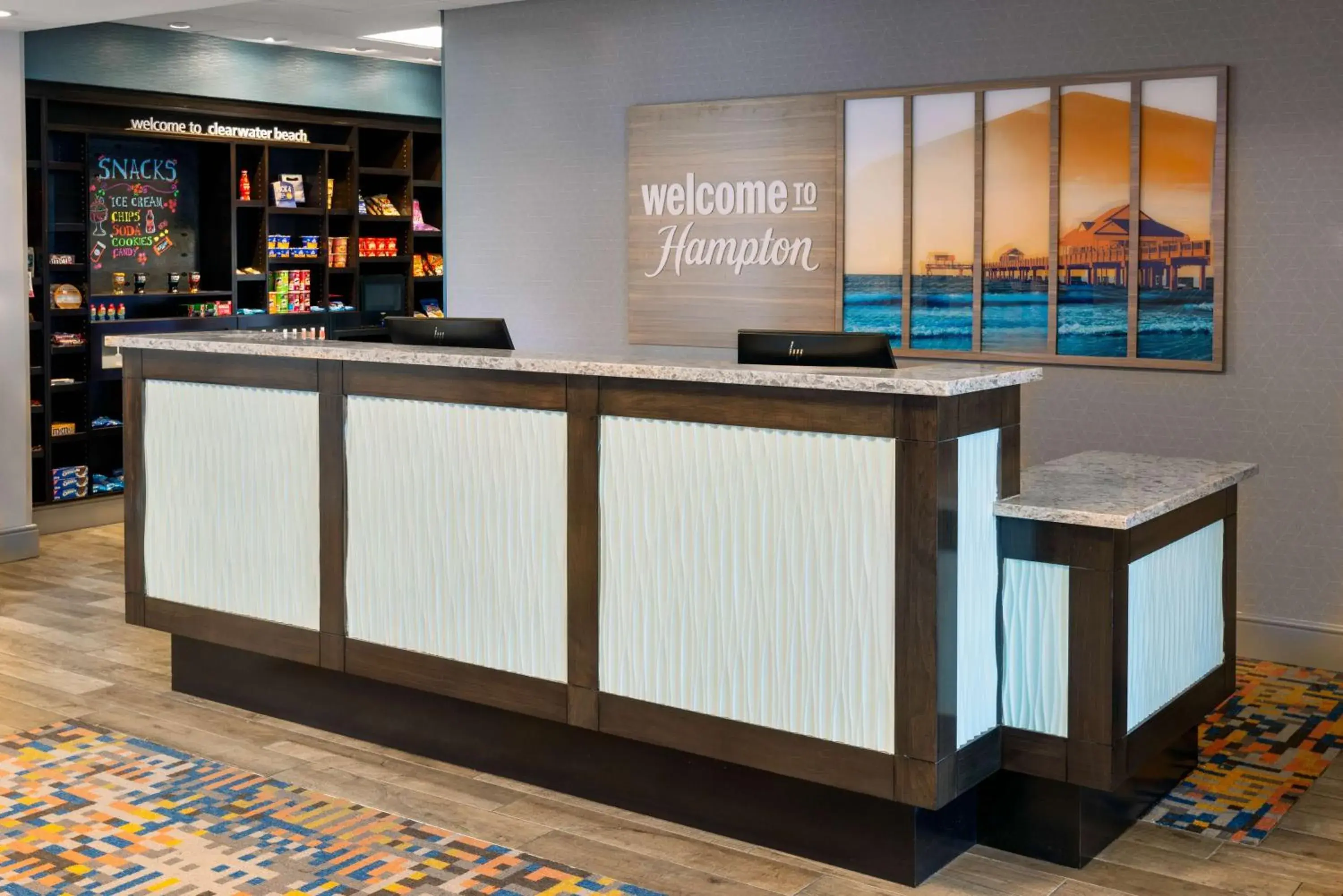 Lobby or reception in Hampton Inn and Suites Clearwater Beach Lobby or reception in Hampton Inn and Suites Clearwater Beach