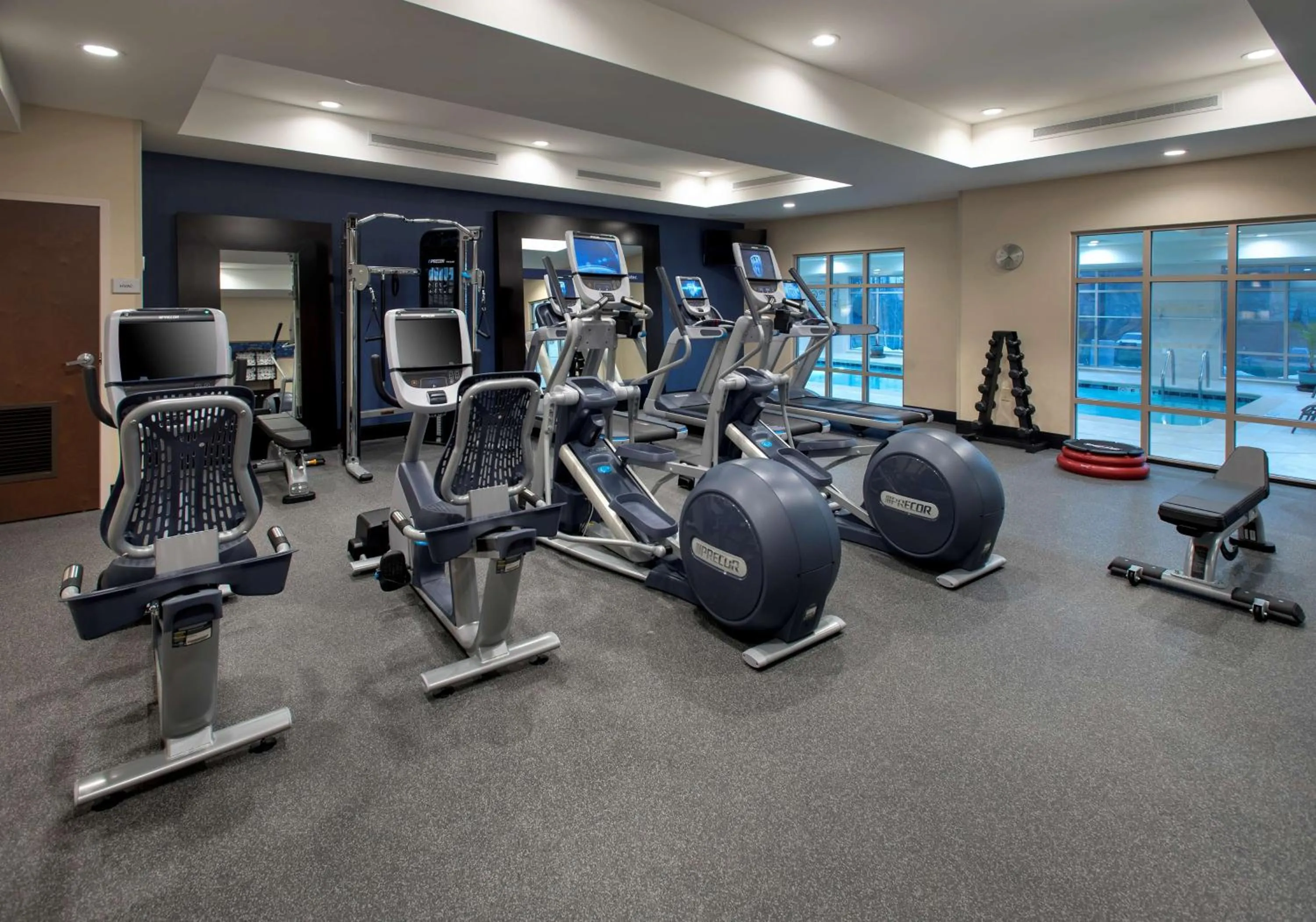 Fitness centre/facilities in Hampton Inn by Hilton New Paltz, NY