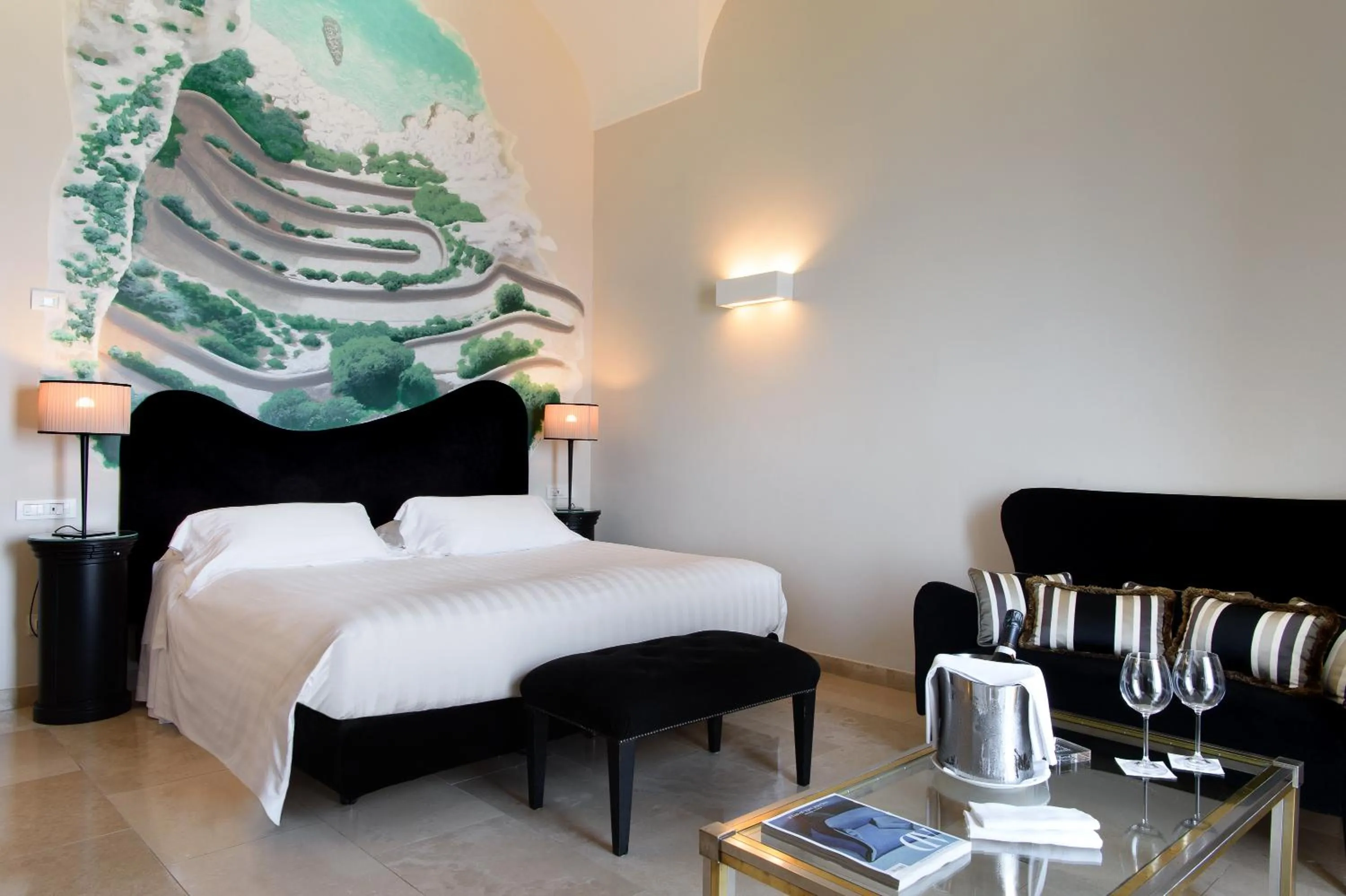 Bed in Villa Marina Capri