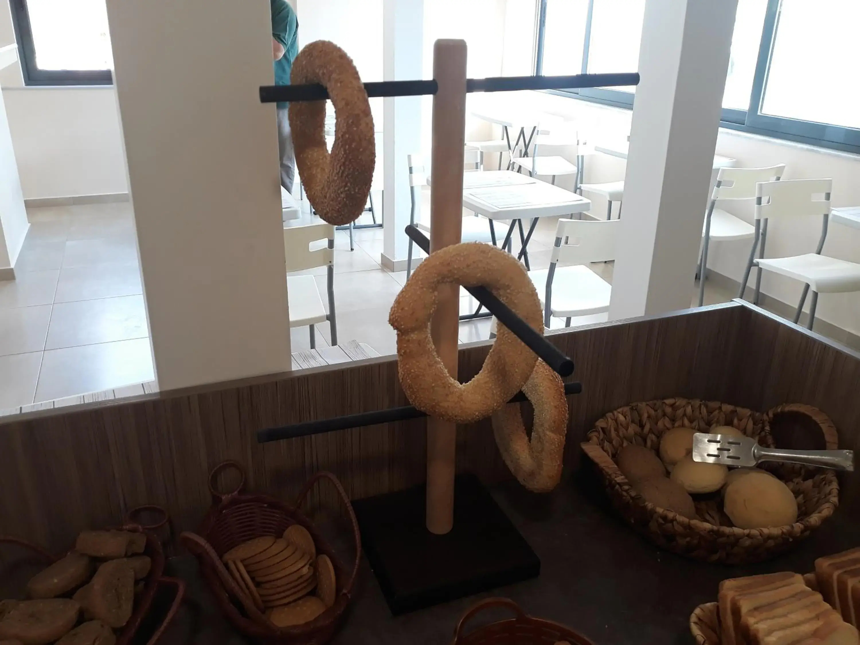 Breakfast in The Santo George Beach Resort Breakfast in The Santo George Beach Resort