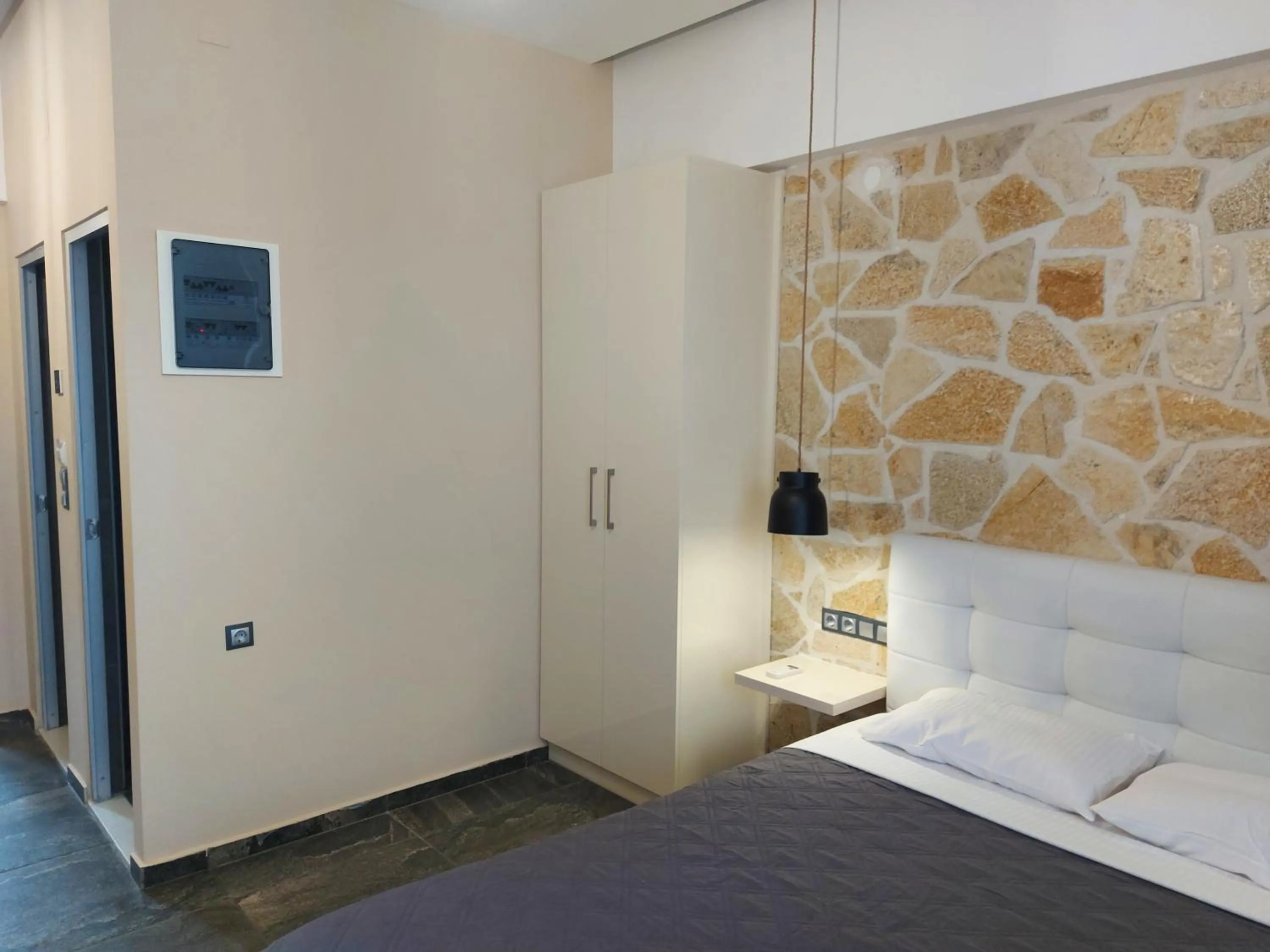 Bedroom, Bed in The Santo George Beach Resort