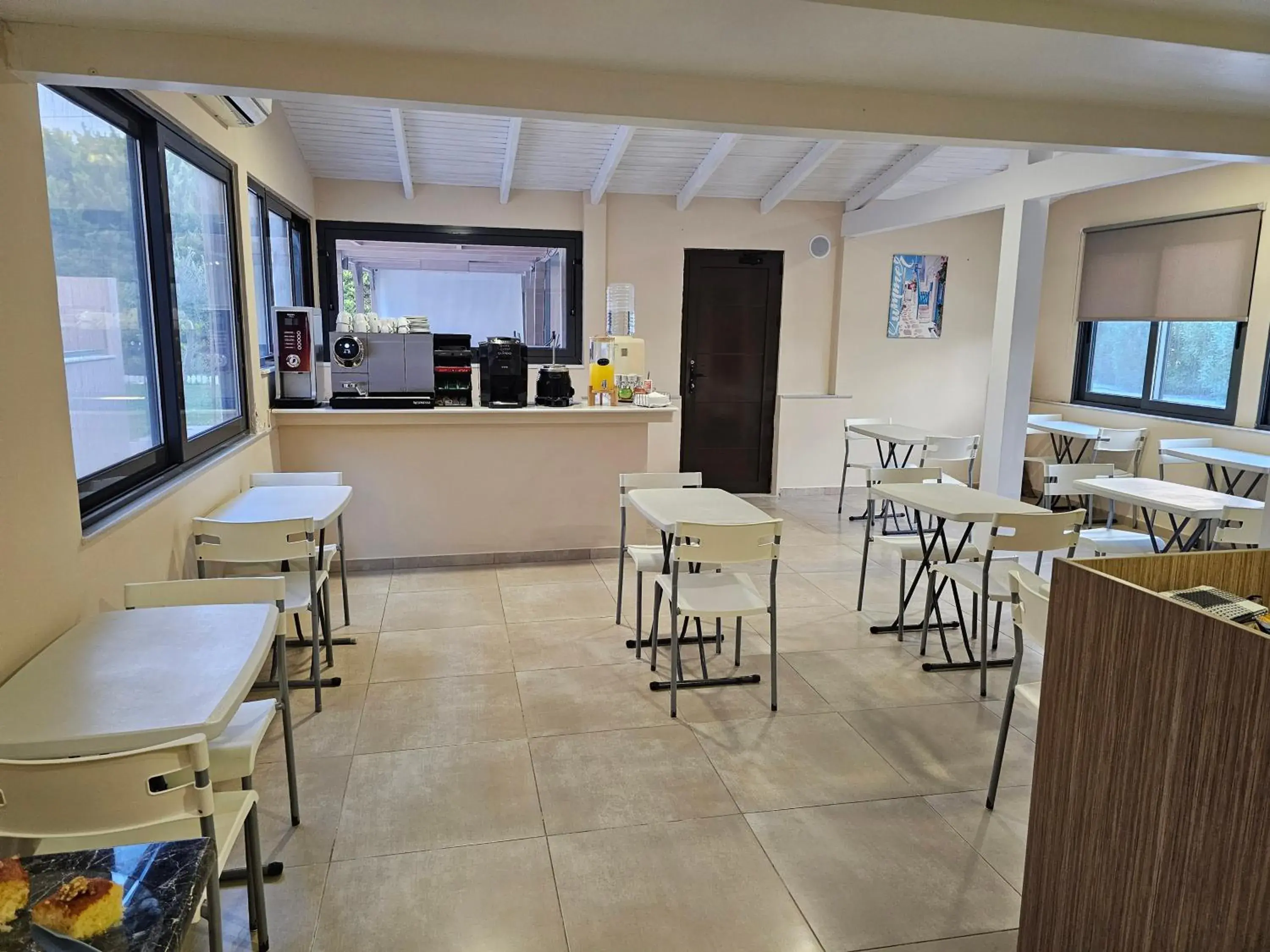 Buffet breakfast in The Santo George Beach Resort Buffet breakfast in The Santo George Beach Resort