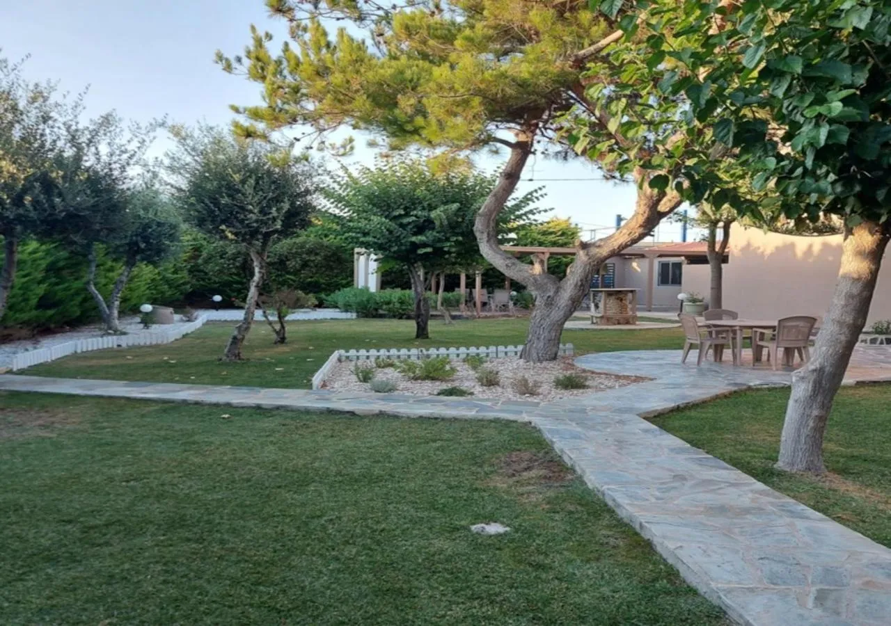 Garden view in The Santo George Beach Resort