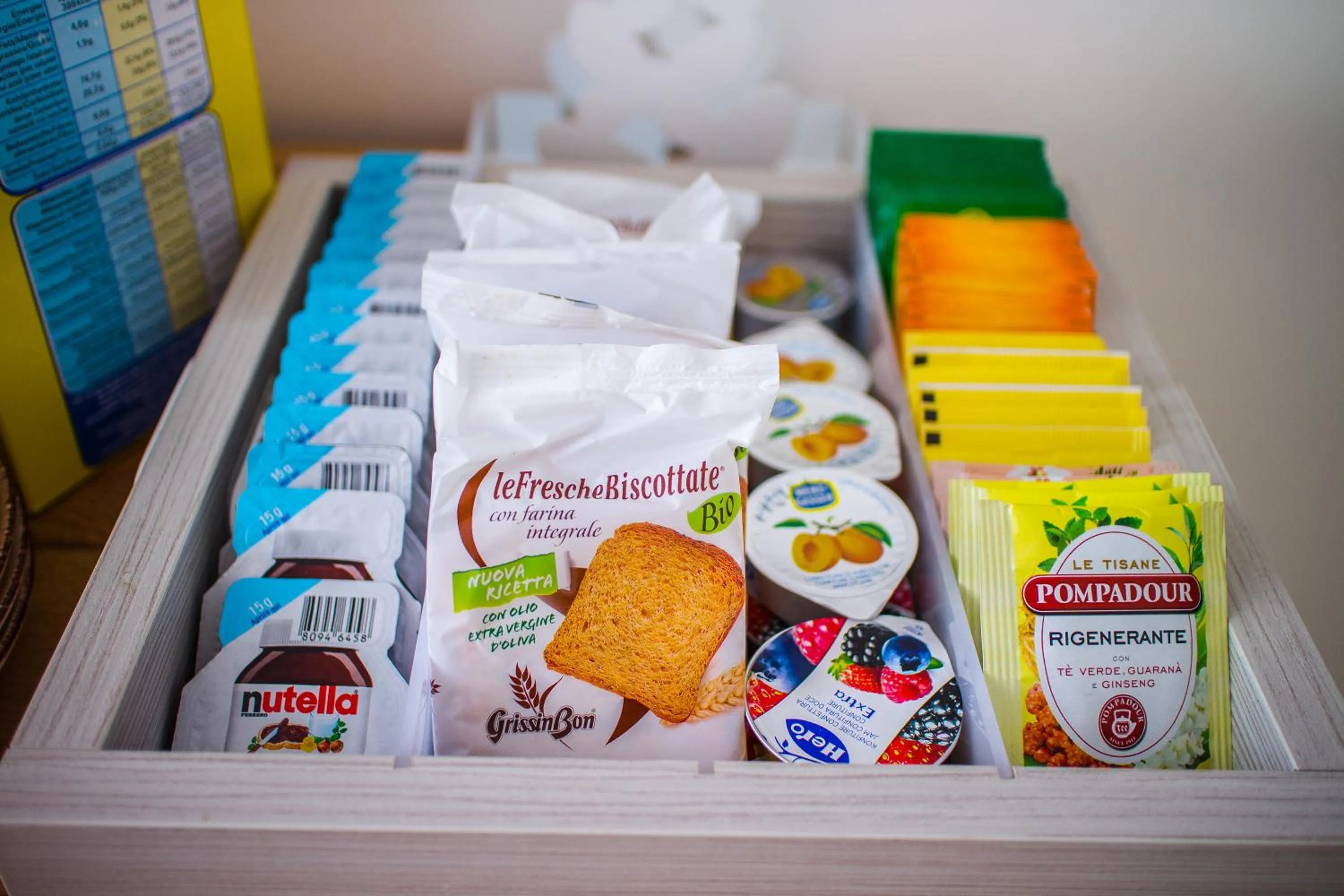 Italian breakfast in Il Gallo Con Gli Stivali