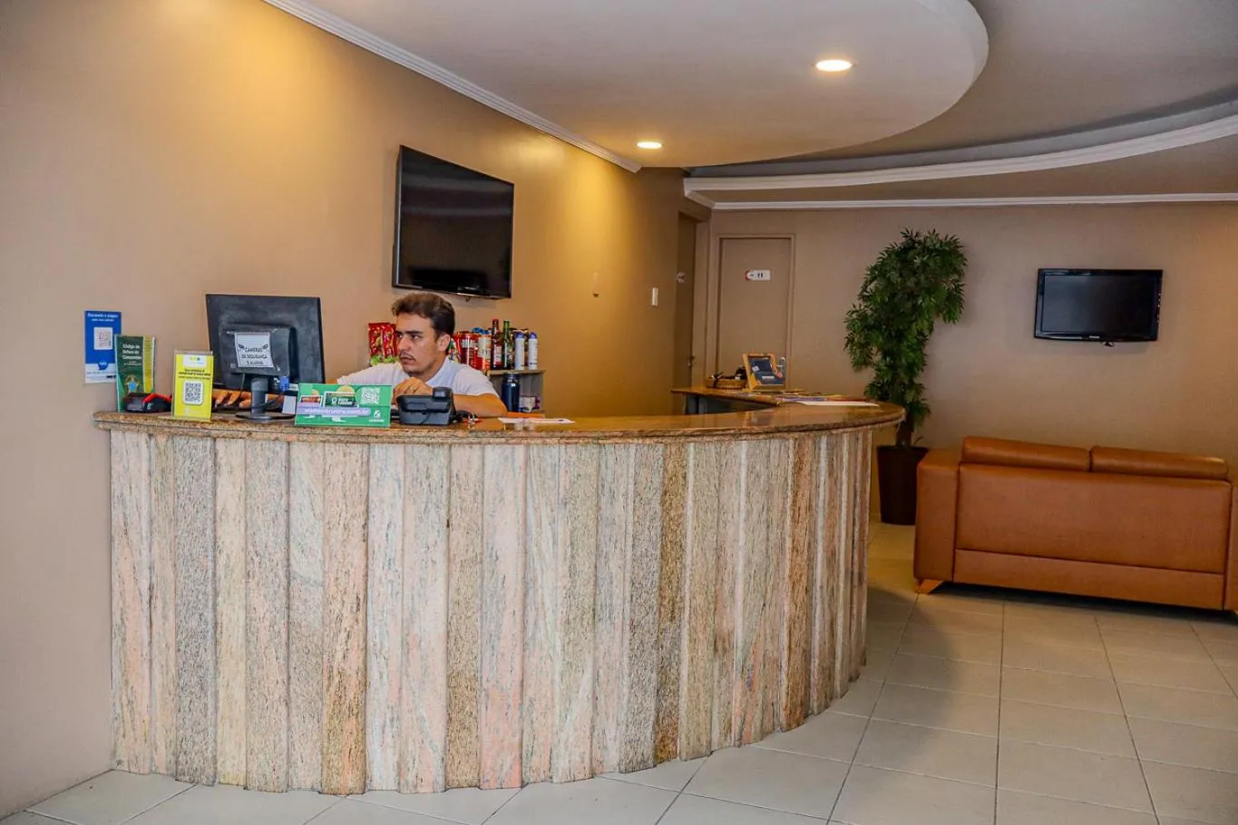 Lobby or reception in Hotel Itaparica