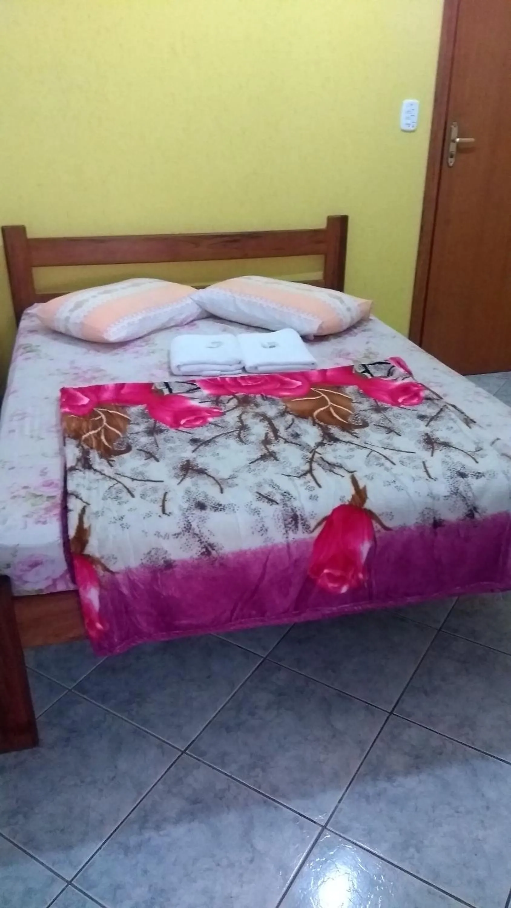 Bed in Pousada Da Restinga