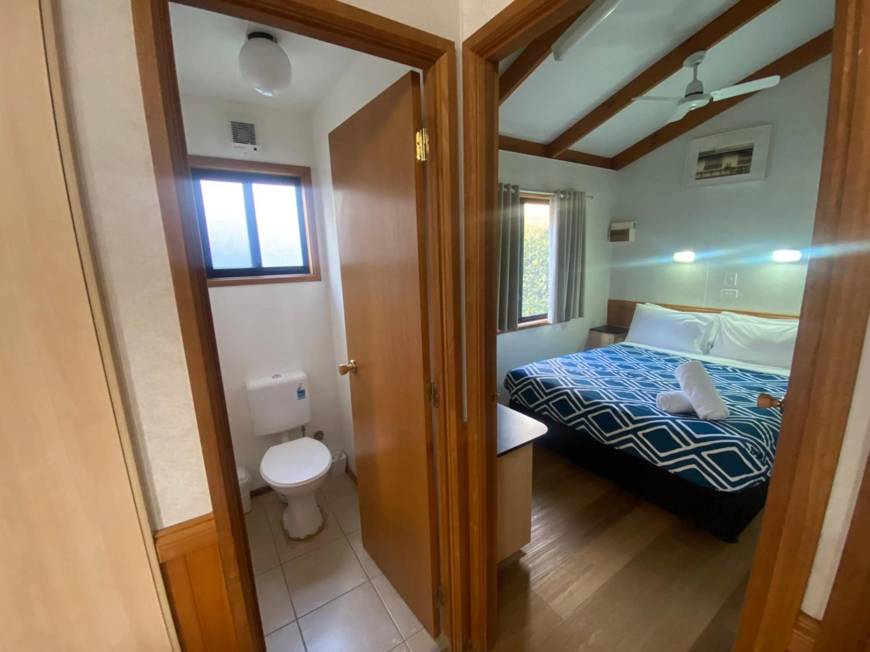 Bed in Yea Riverside Caravan Park