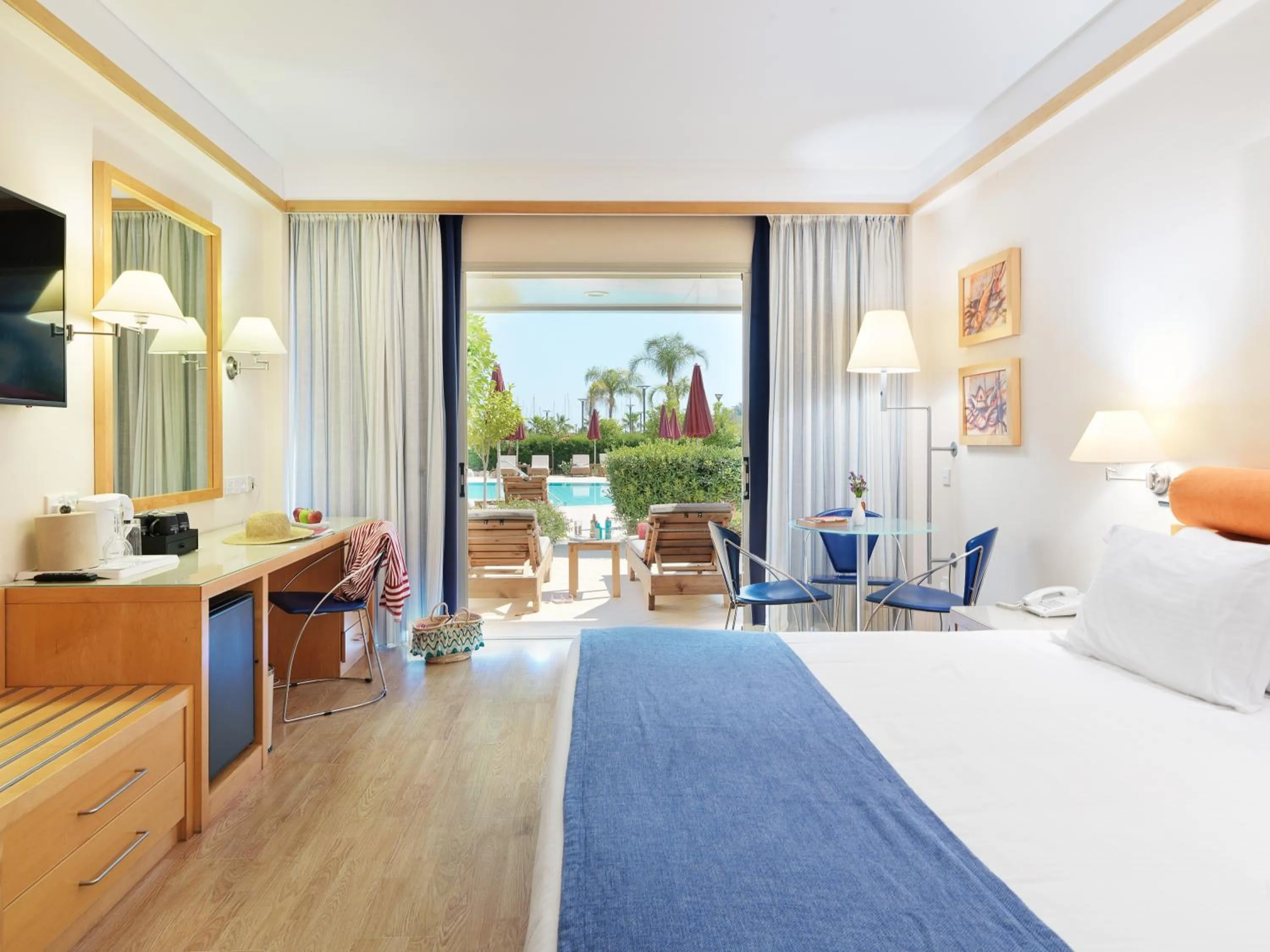 Executive Double Room with Front Pool View in St Raphael Resort