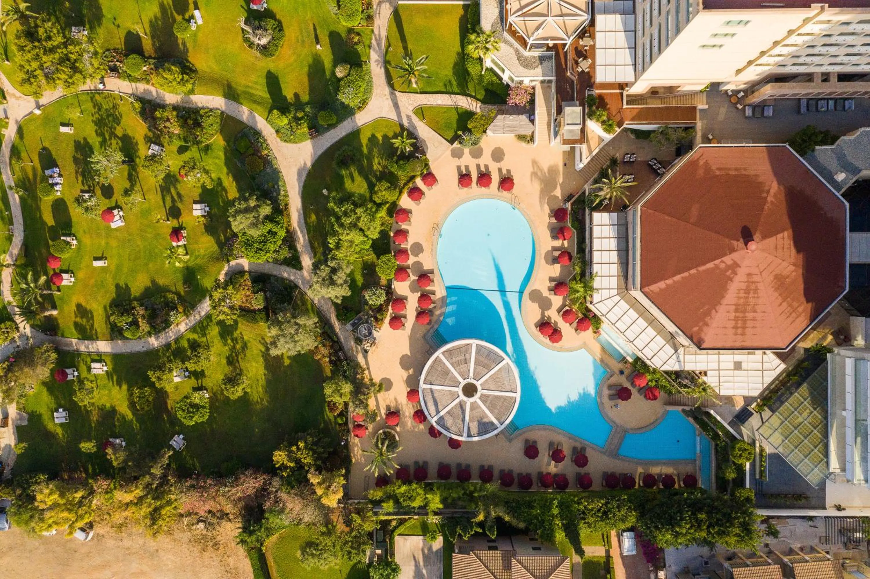 Bird's eye view in St Raphael Resort