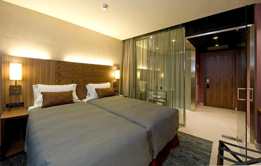 Bed in Hotel Badalona Tower