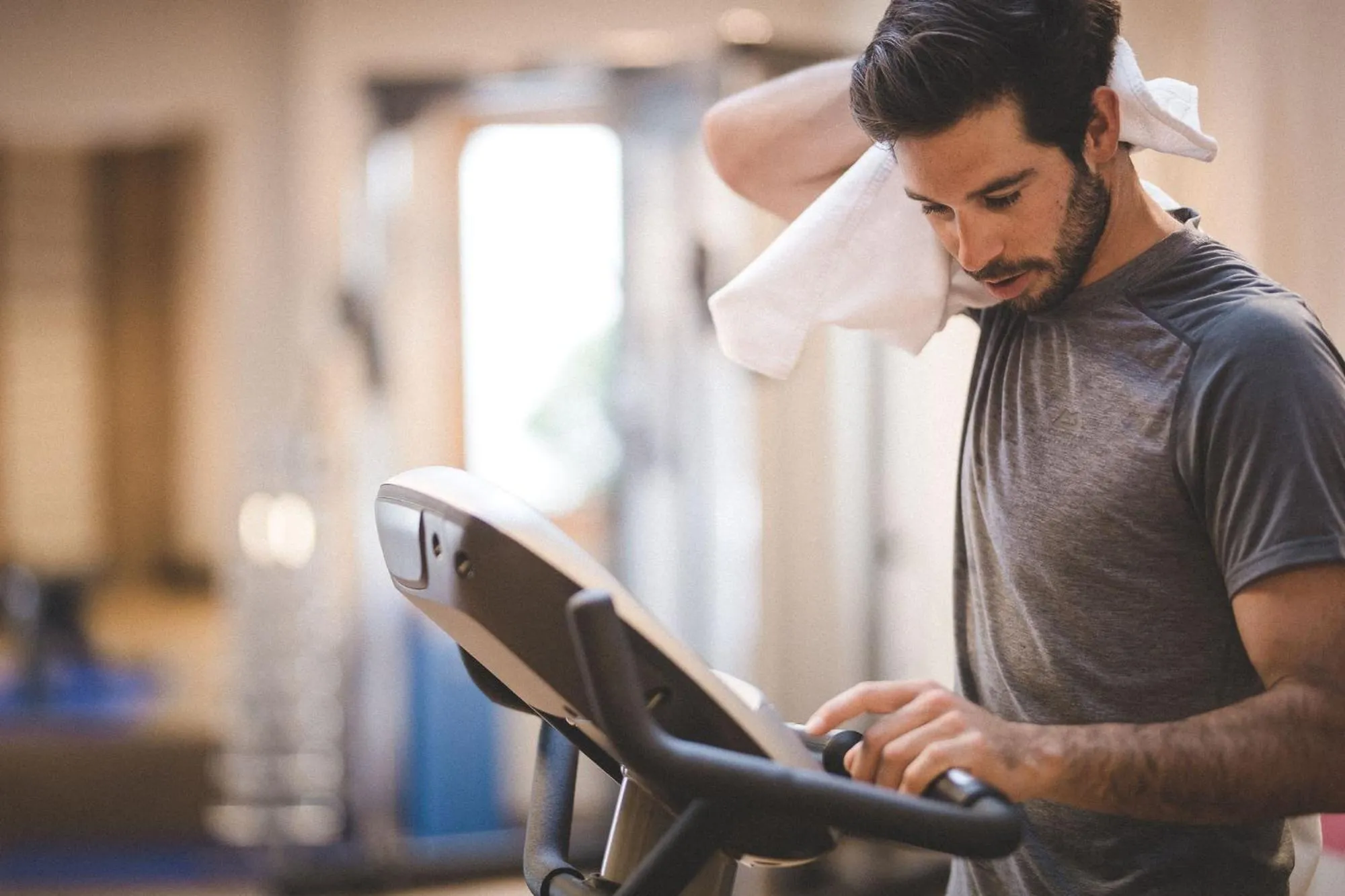 Fitness centre/facilities in Hotel Sonnbichl