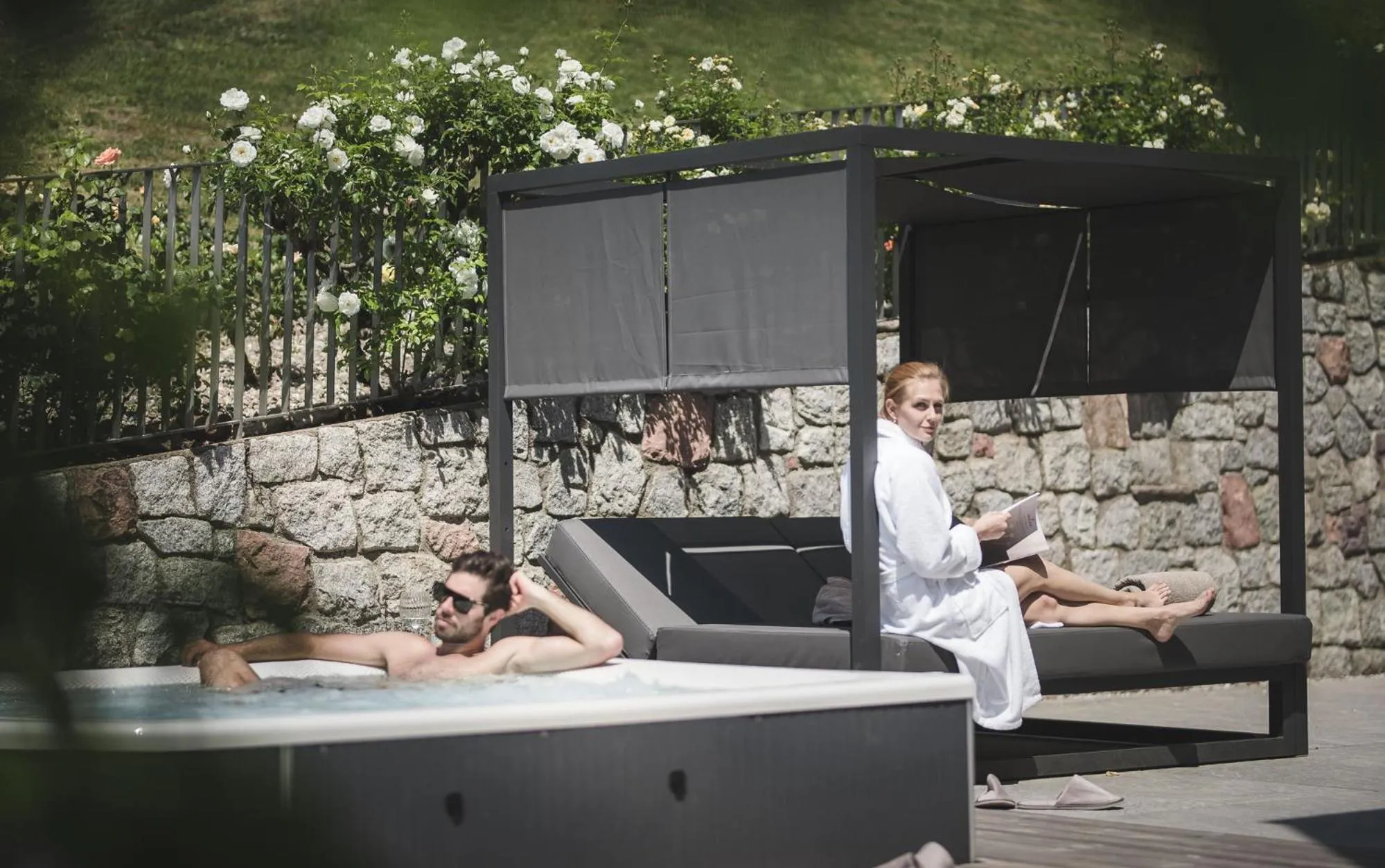 Hot Tub in Hotel Sonnbichl