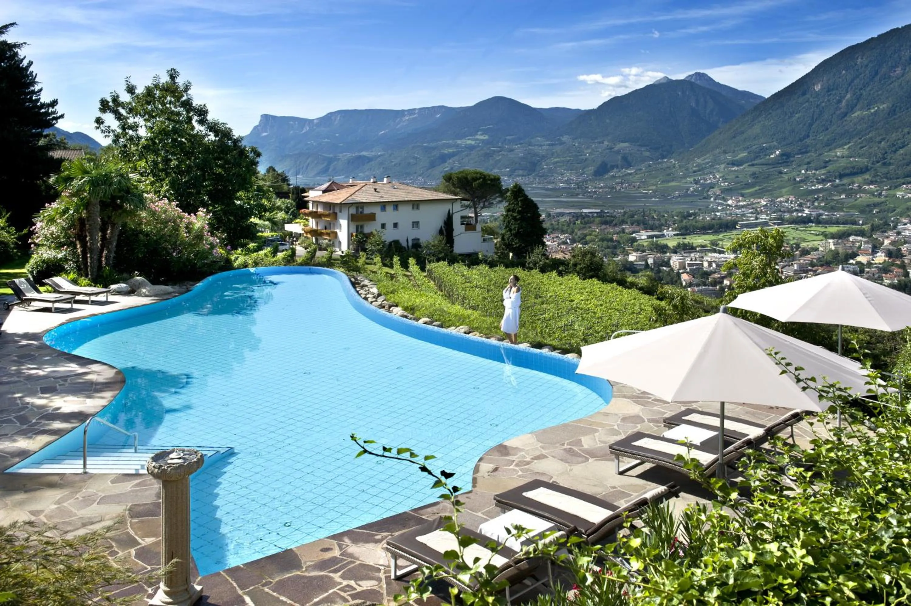 Swimming pool in Hotel Sonnbichl