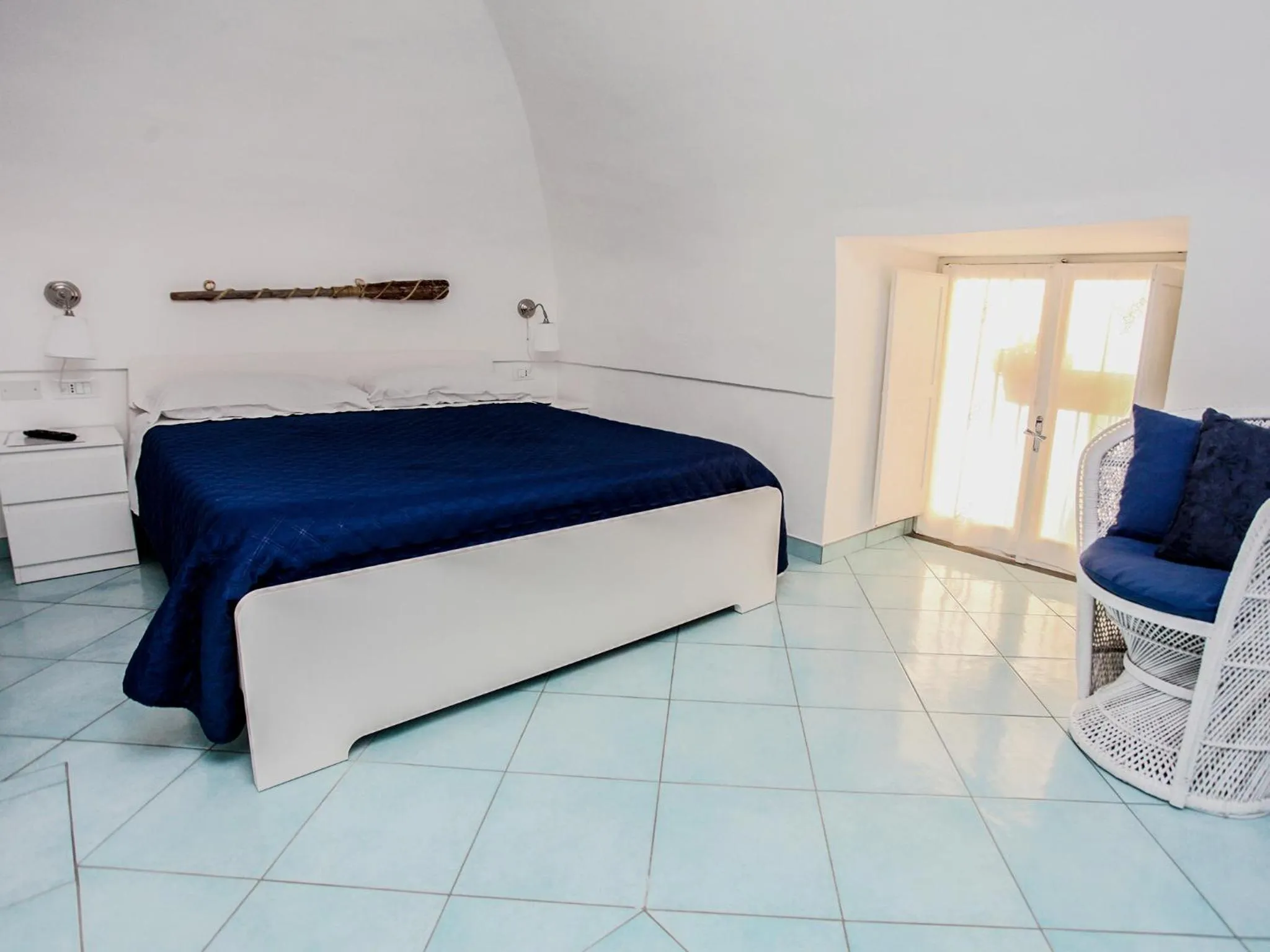 Bed in B&B La Grotta Marina