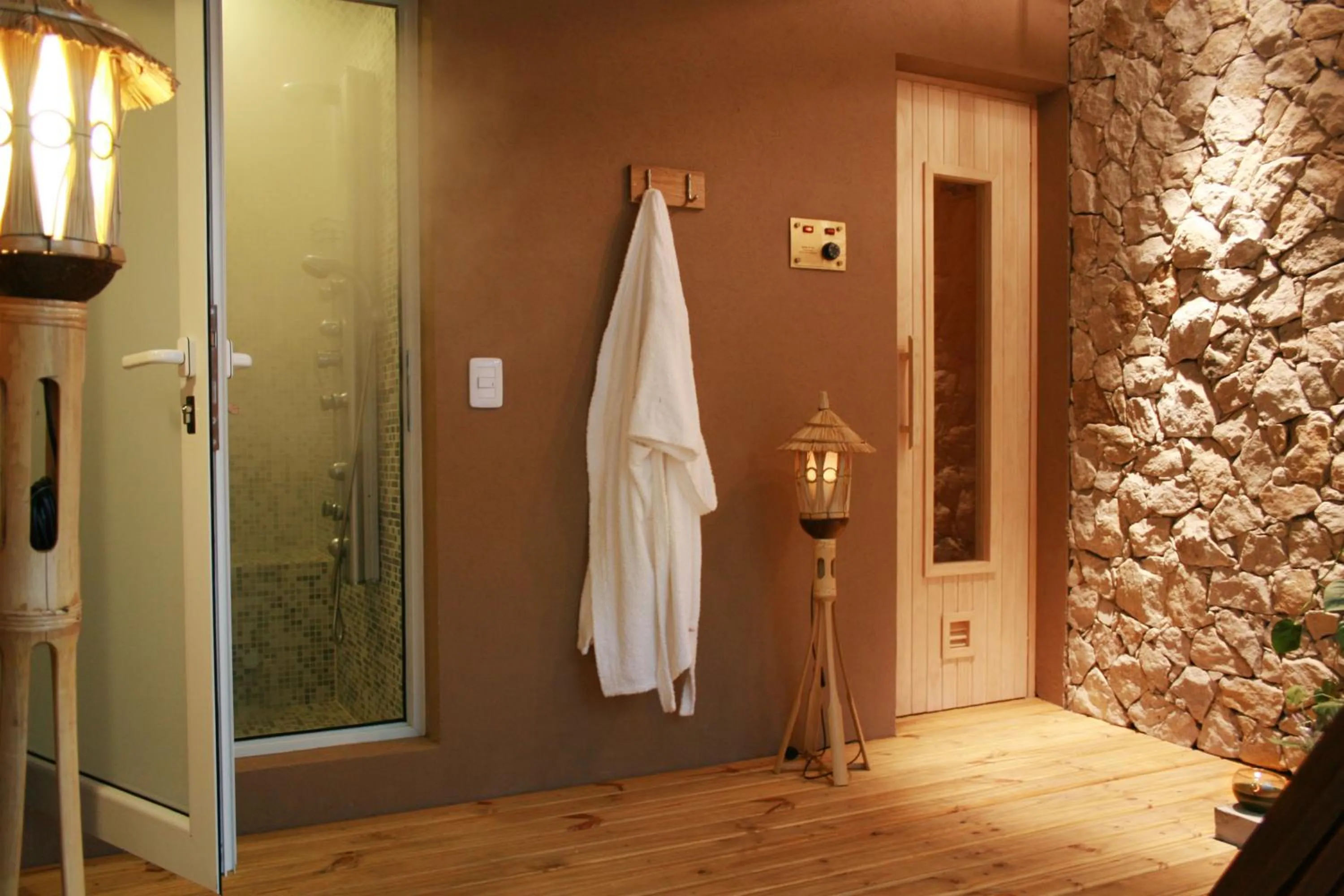 Sauna in Kaia Apart y Spa